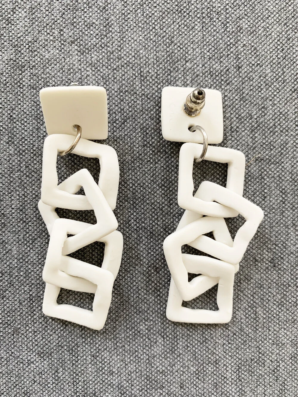Boucles d'oreilles en céramique