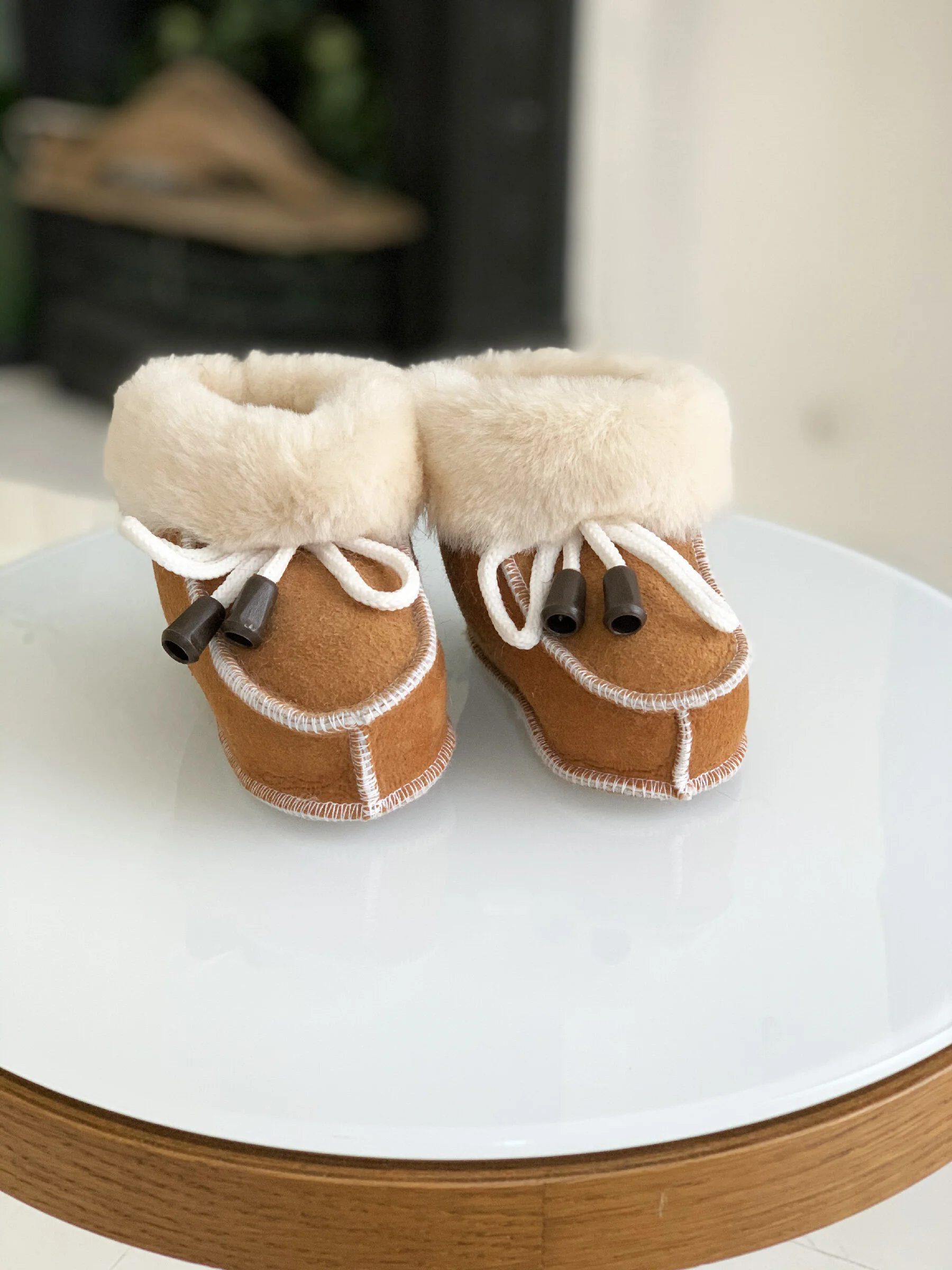 Chaussures enfant en daim