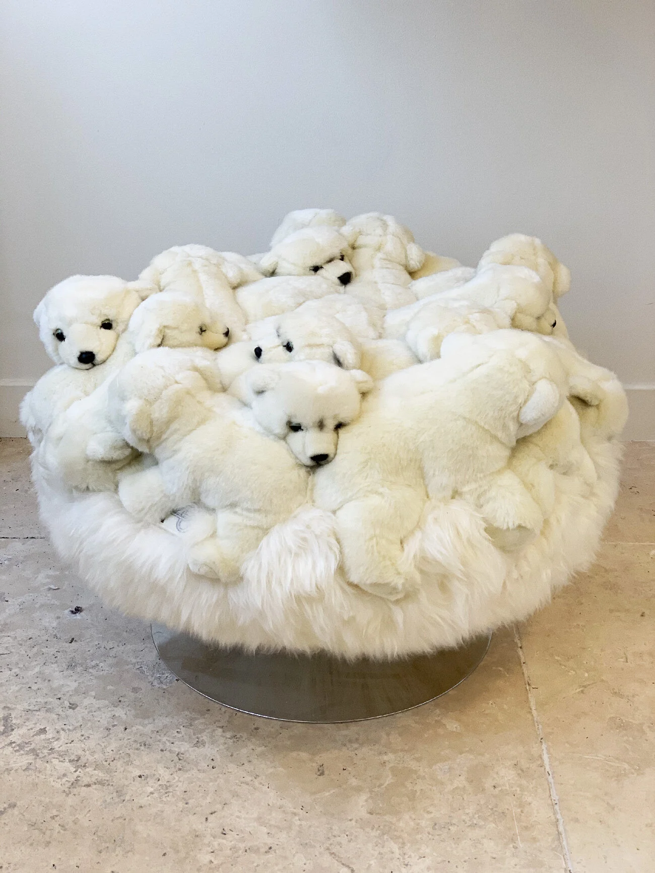 Pouf original nounours modèle unique