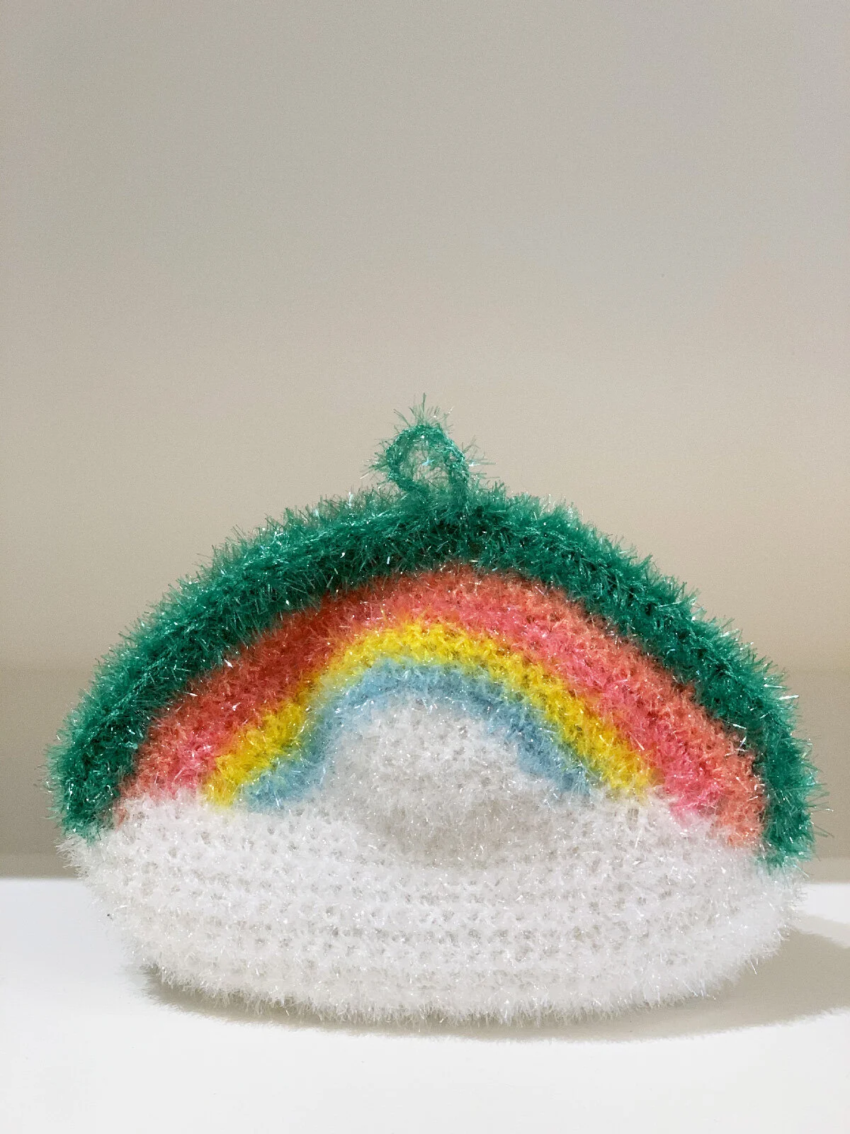 Eponge Lurex Tawashi Arc En Ciel