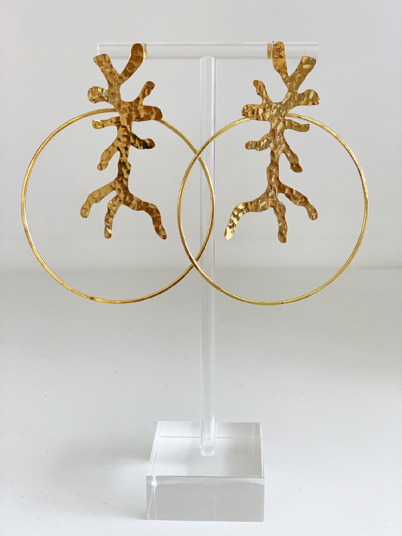 Boucle d'oreille orchidée et anneau