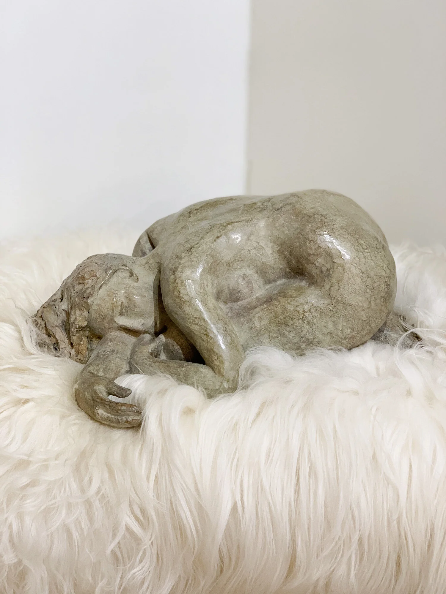 Bronze original "La belle endormie" de Mélanie Quentin