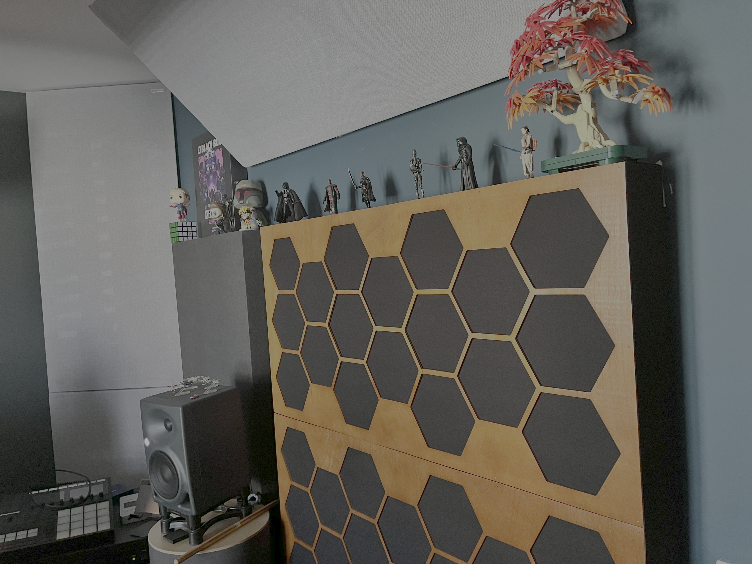 Custom Honeycomb Bass Trapping