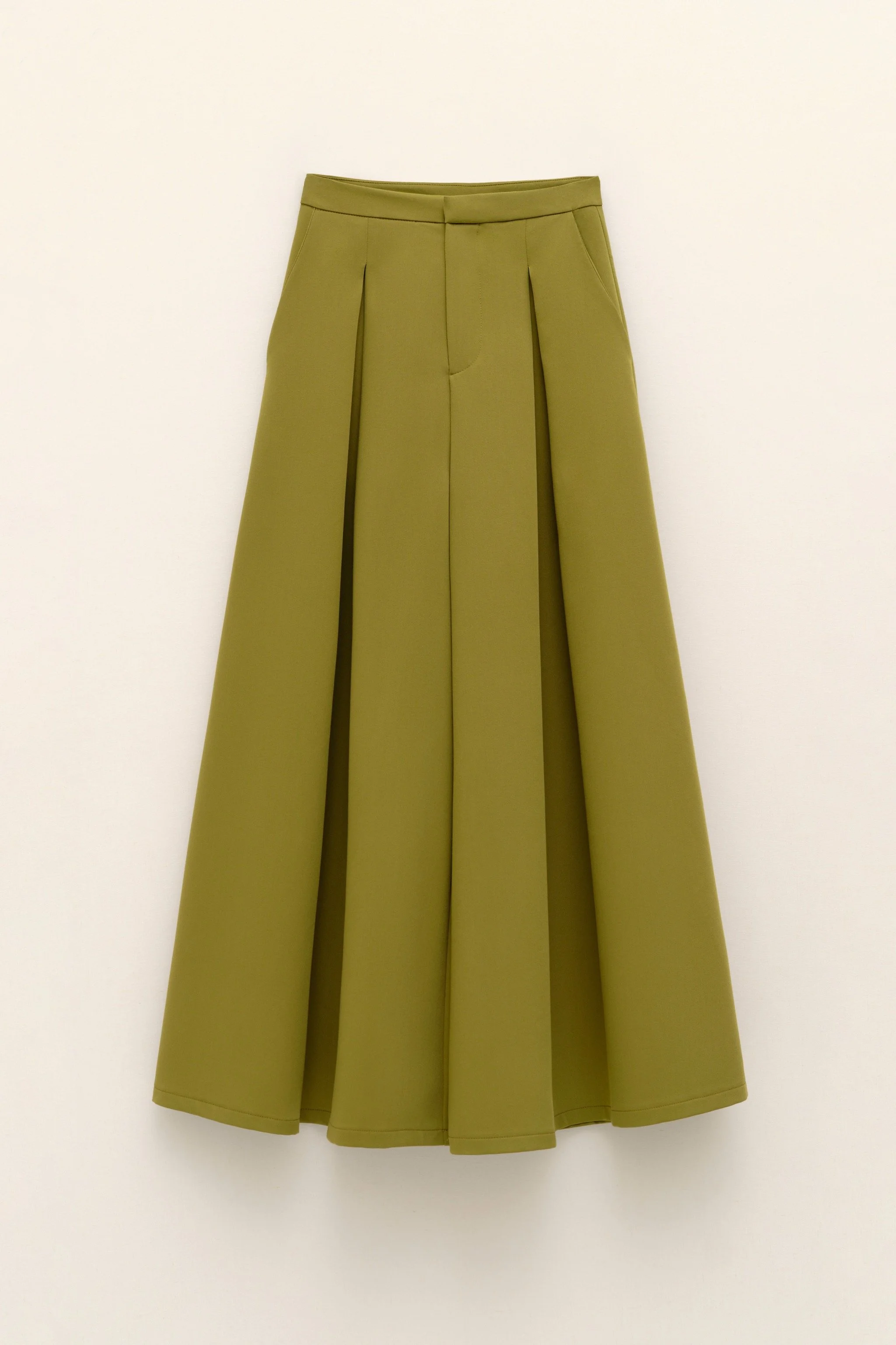 Extra Wide Trousers - Olive Green PRE - SALE