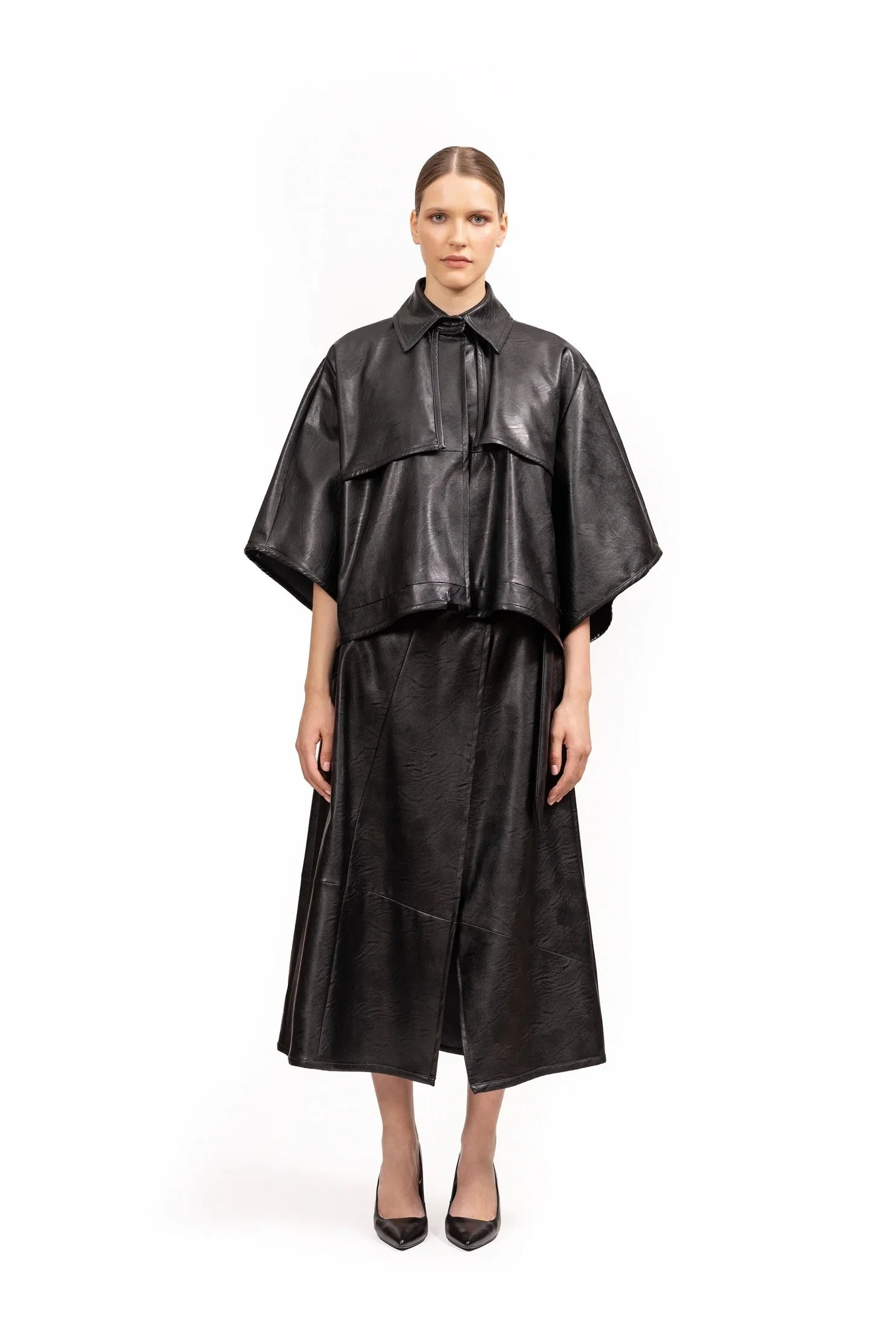 Eco-Leather Shirt/Jacket - NOPIN