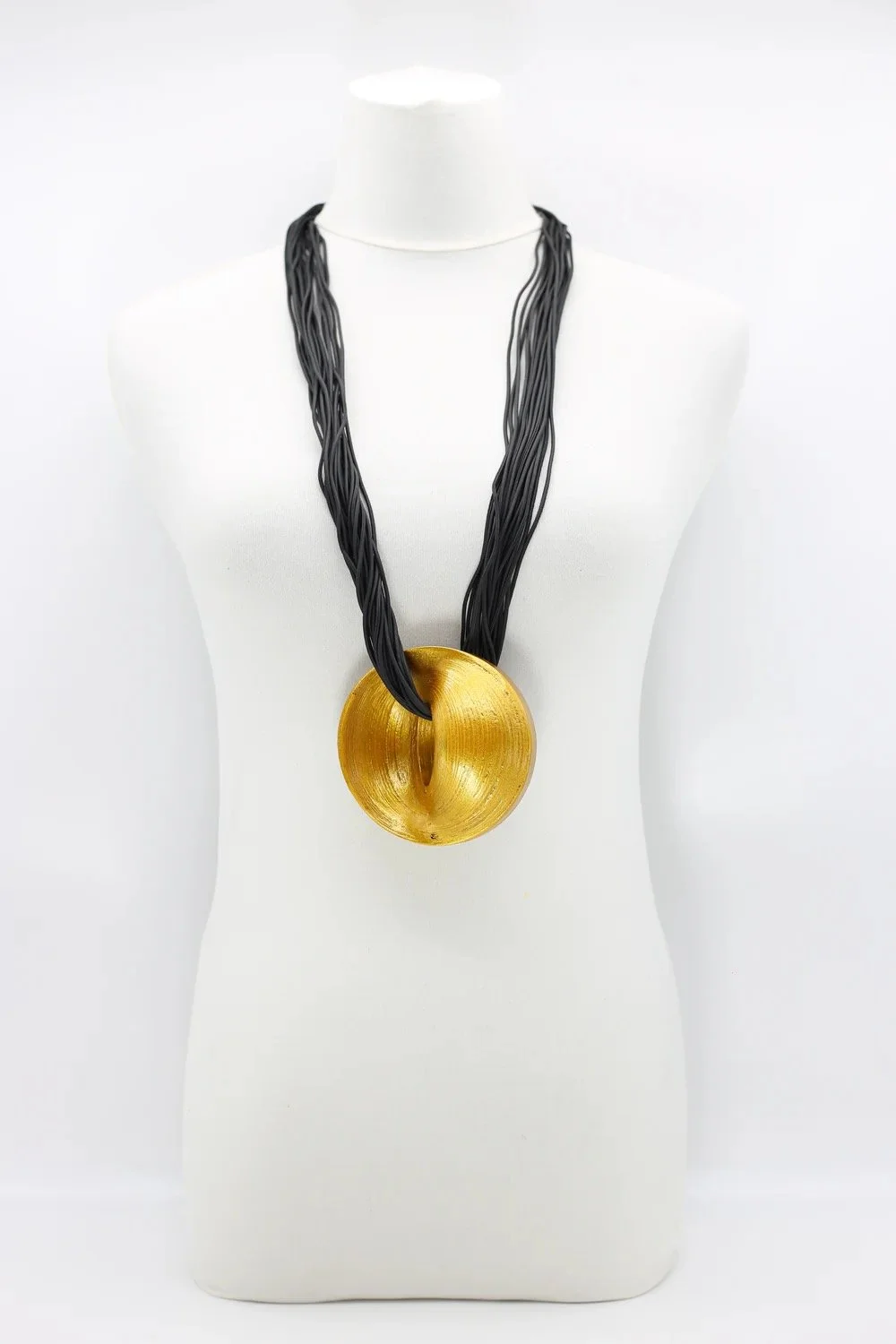 Bog Bamboo Ring Necklace