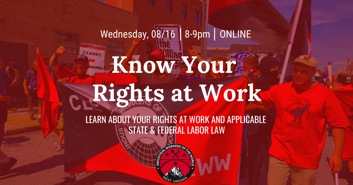 Know Your Rights at Work Training
