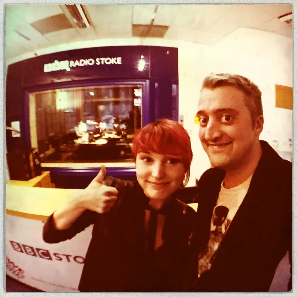  BBC Stoke selfie.  Standard practice. 