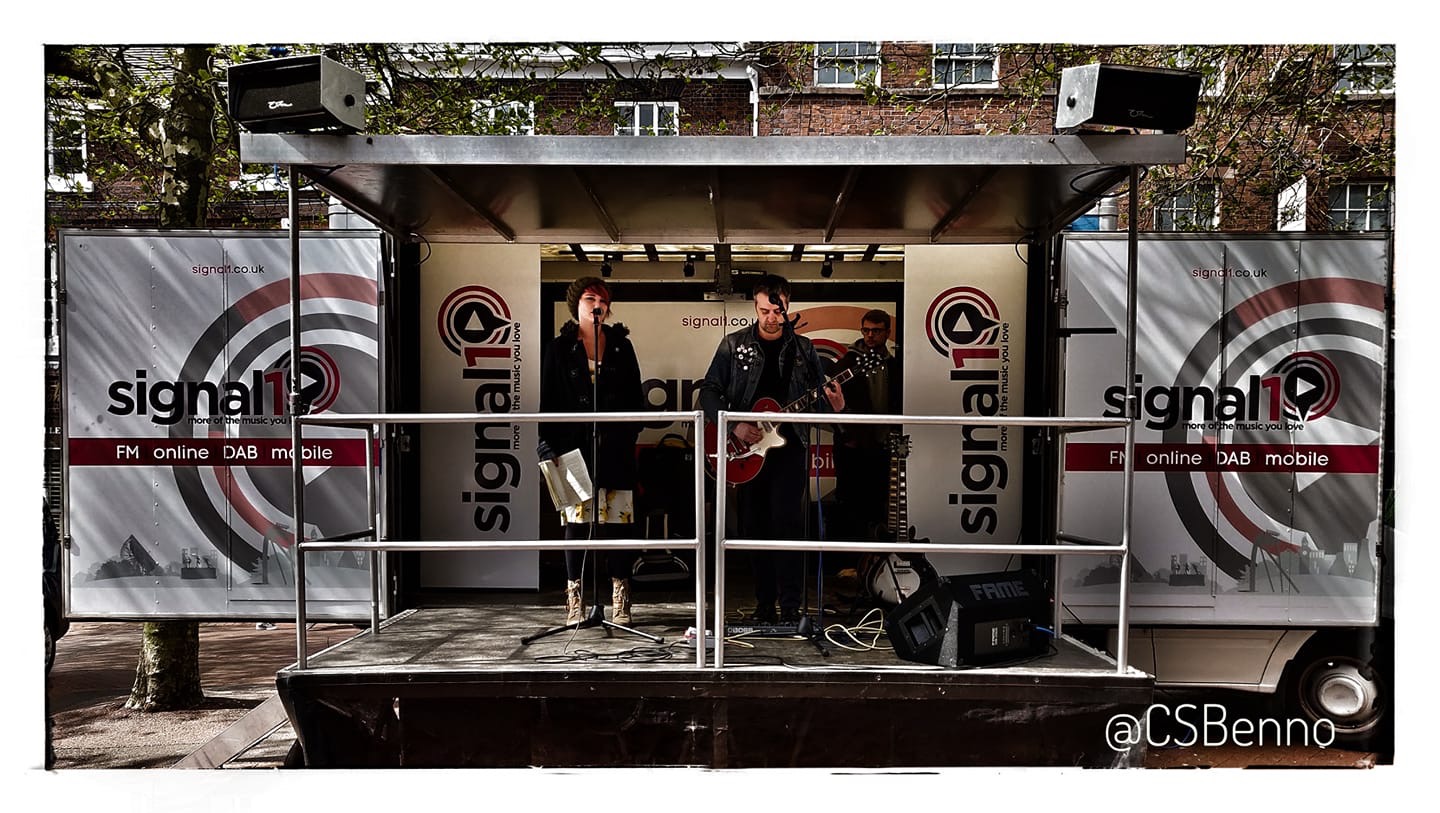  Performing at Limelight Festival’s acoustic stage, taken by Carl Benno.  Mere HOURS before Emily finally succumbed to the cold that had been threatening to manifest all weekend. 