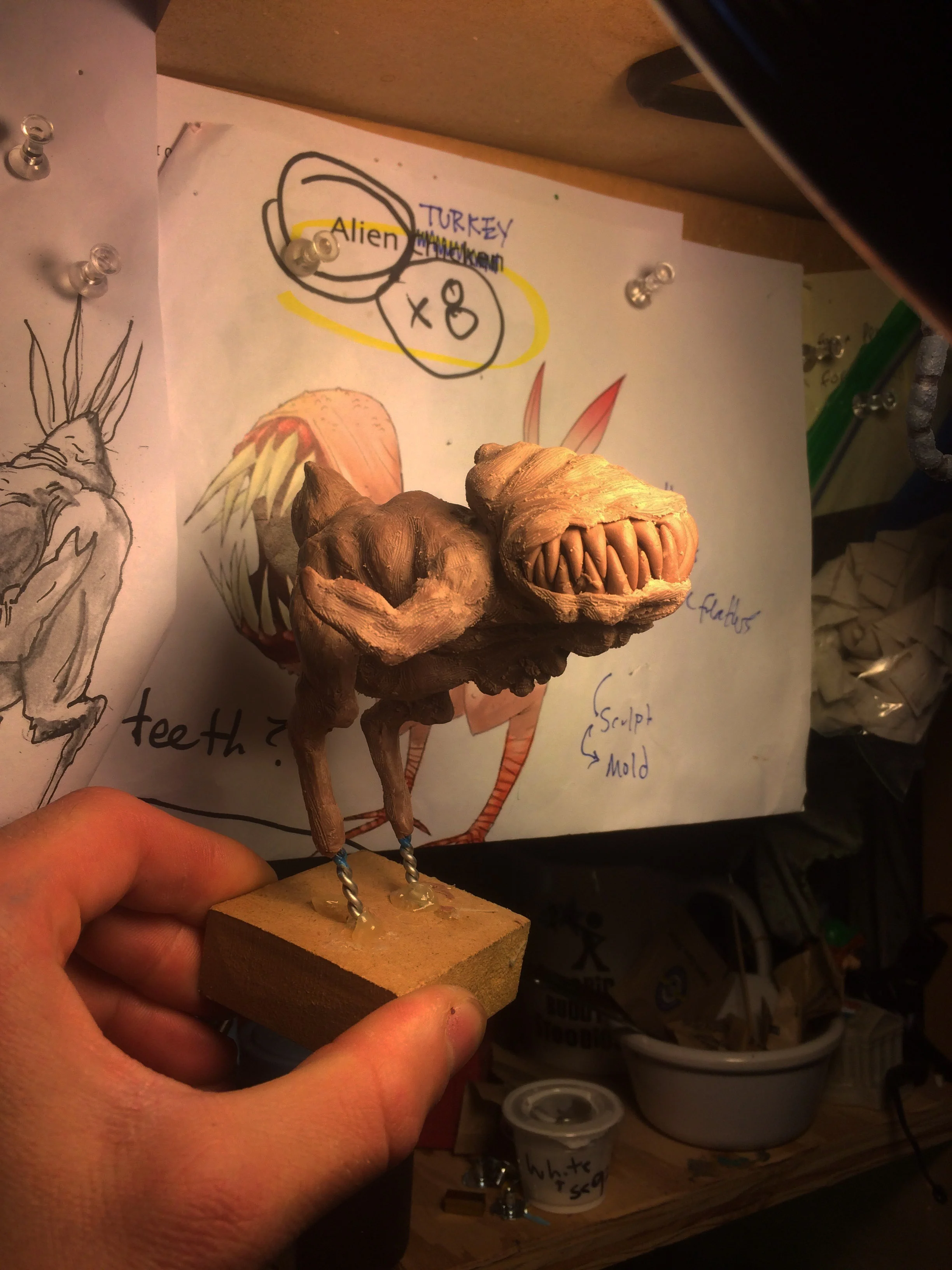 Turkey Monster Spawn Sculpt - SuperMansion S3