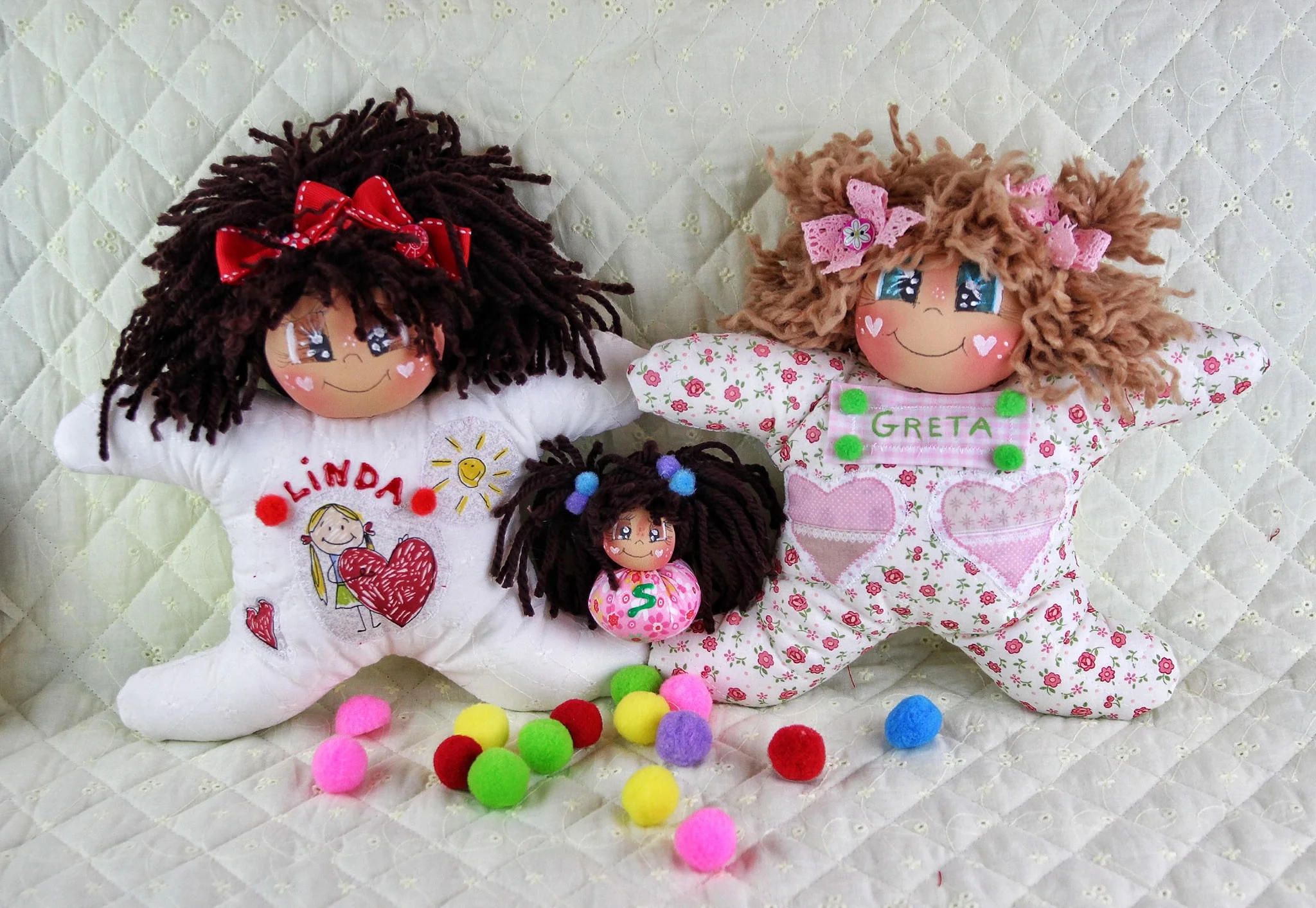 Bambole Personalizzate Le Meline Handmade