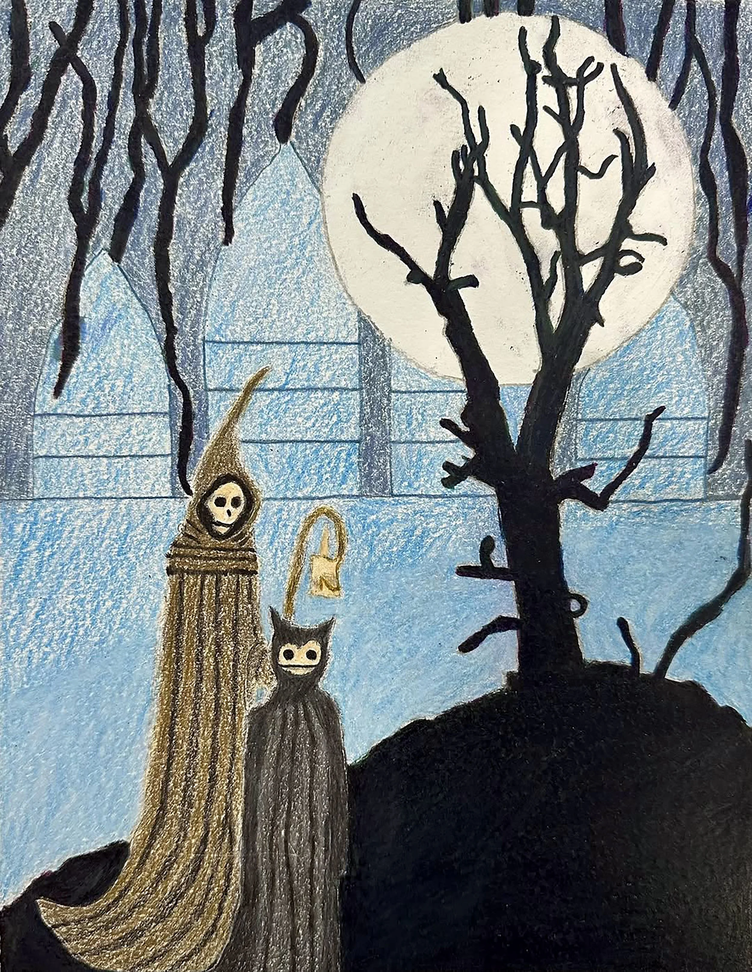 The Ghouls Colored Pencil.jpg