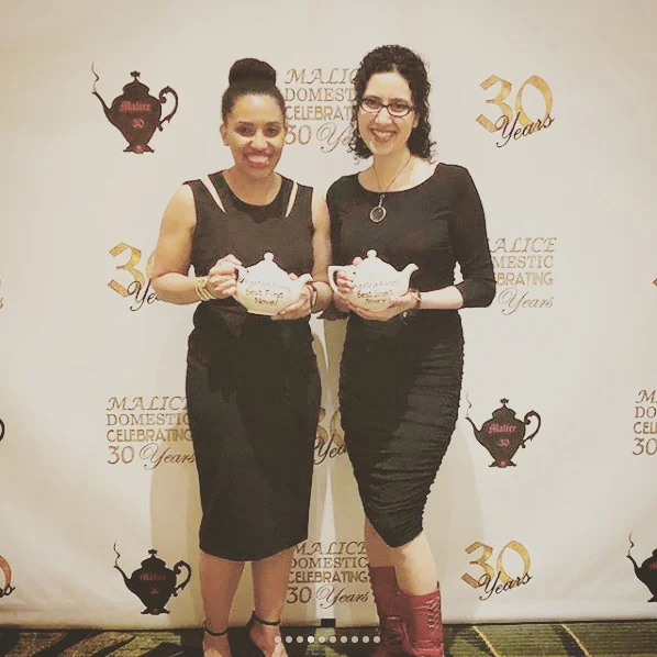 The Agatha Awards honor traditional mysteries. Kellye Garrett (who won for her terrific debut Hollywood Homicide ) and I grew up reading traditional mysteries we loved but that didn’t have many characters who looked like us. So we grew up and wrote our lives into the type of mysteries we adore. It was so amazingly cool to have Dayna and Jaya mysteries honored this year.