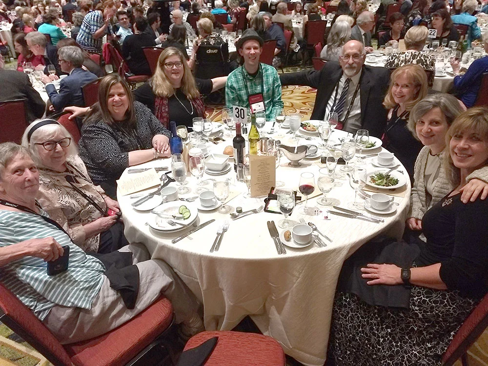 A wonderful group joined us at the banquet table!