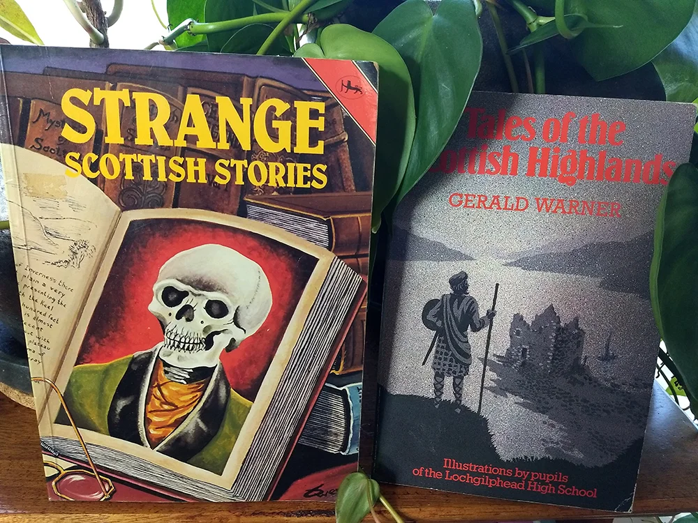 Two of the Scottish ghost story collections I read as a kid. They helped shape the spooky overtones and folklore I wrote into Artifact .
