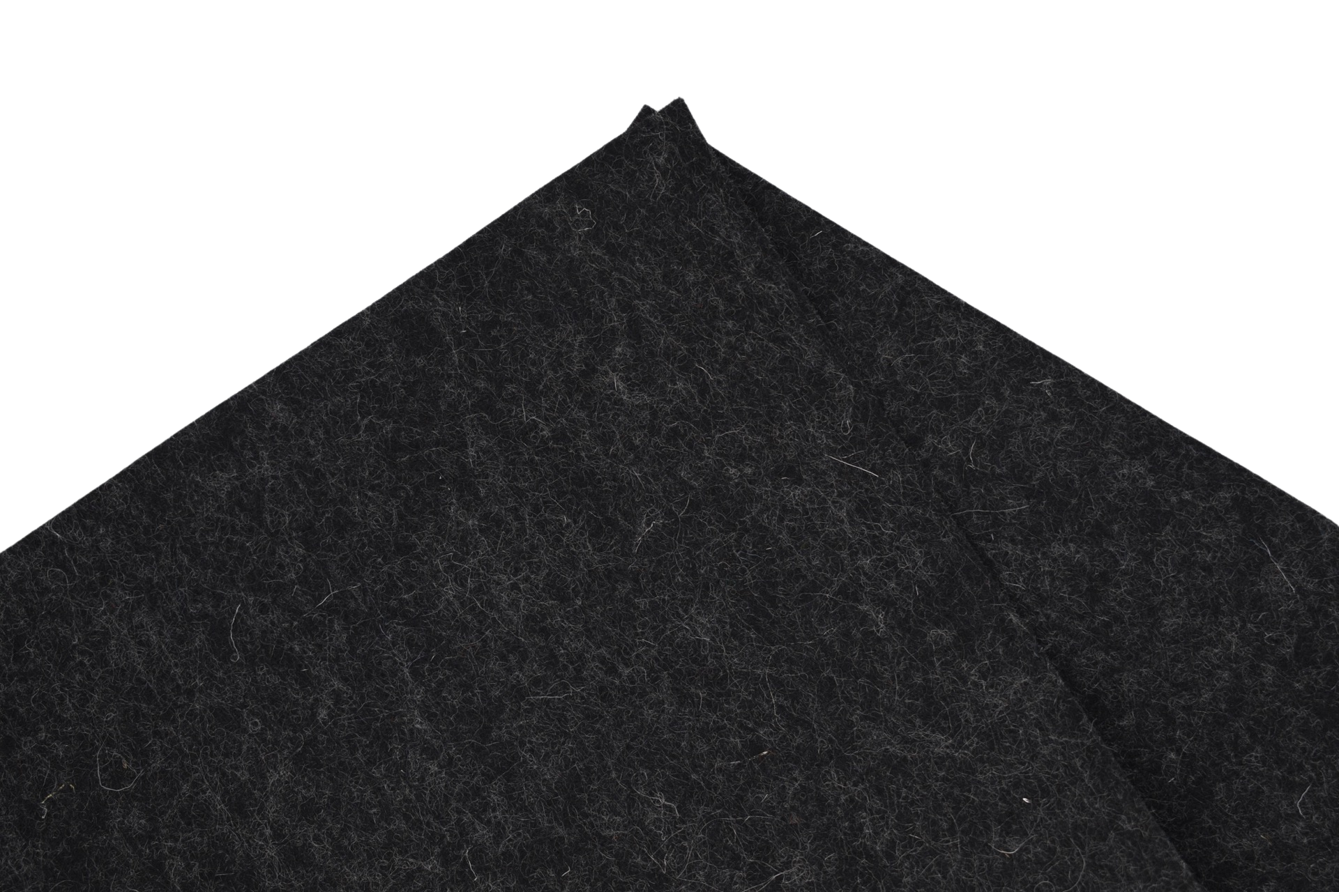 Natural Black Melange Felt Sheet