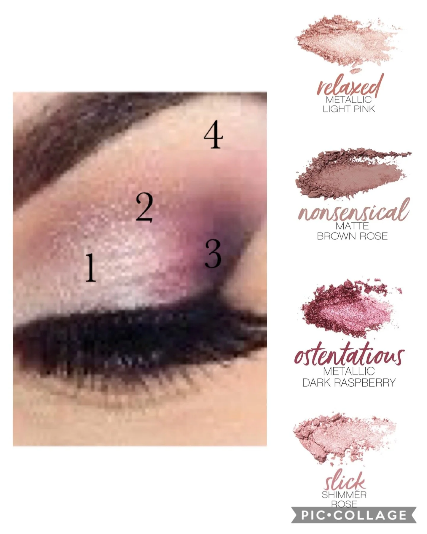 blush eyeshadow look