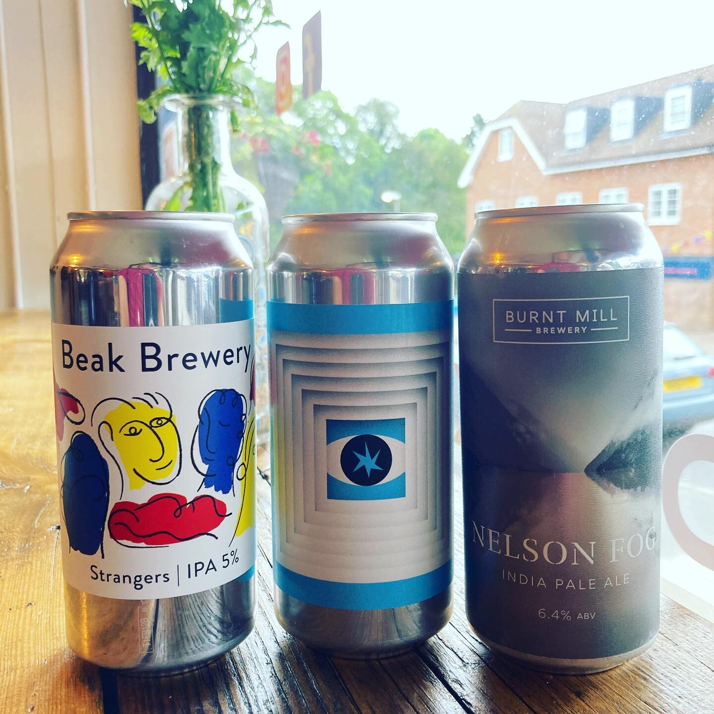 Fresh stock in the fridge today @wildkitebottleshop 

Beak &lsquo;Strangers&rsquo; IPA 5%  @thebeakbrewery 

Verdant&lsquo;Invisible Ceilings&rsquo; Pale Ale 4.7%  @verdantbrew 

Burnt Mill &lsquo;Nelson Fog&rsquo; IPA 6.4%  @burntmillbrewery 

Aweso