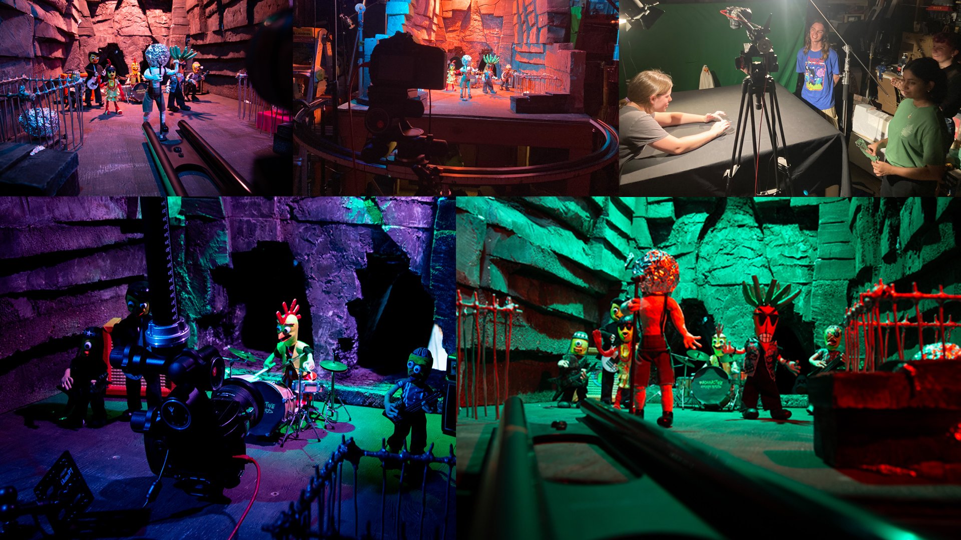 Camera setups in Foiled Again music video