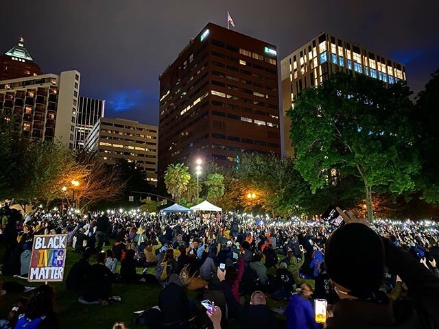 The speeches each night have been incredible. I&rsquo;m so grateful to the Black Portlanders who have been leading this fight since the beginning and their brave leadership. The message I am hearing multiple times a night is to keep showing up. Keep 