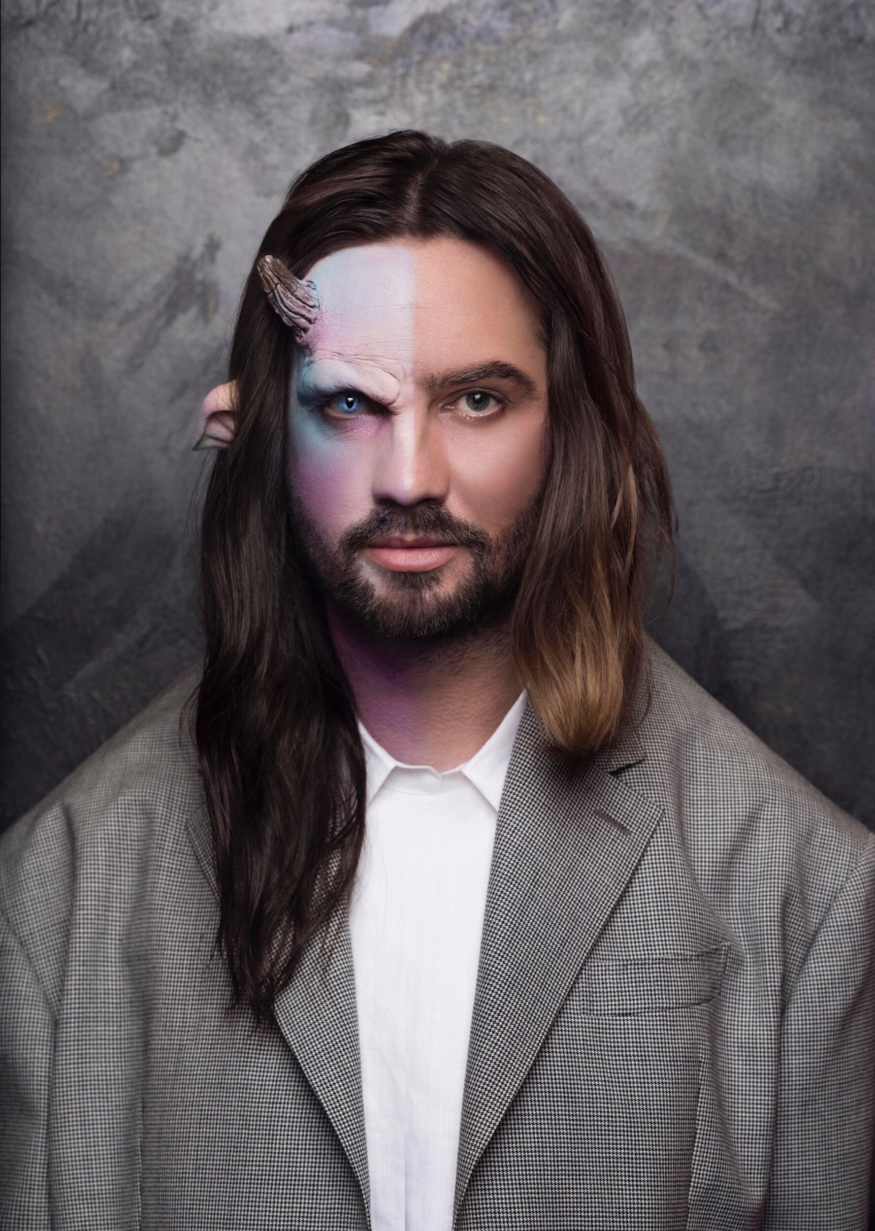 Kevin Parker of Tame Impala in Doublet and L'Equip