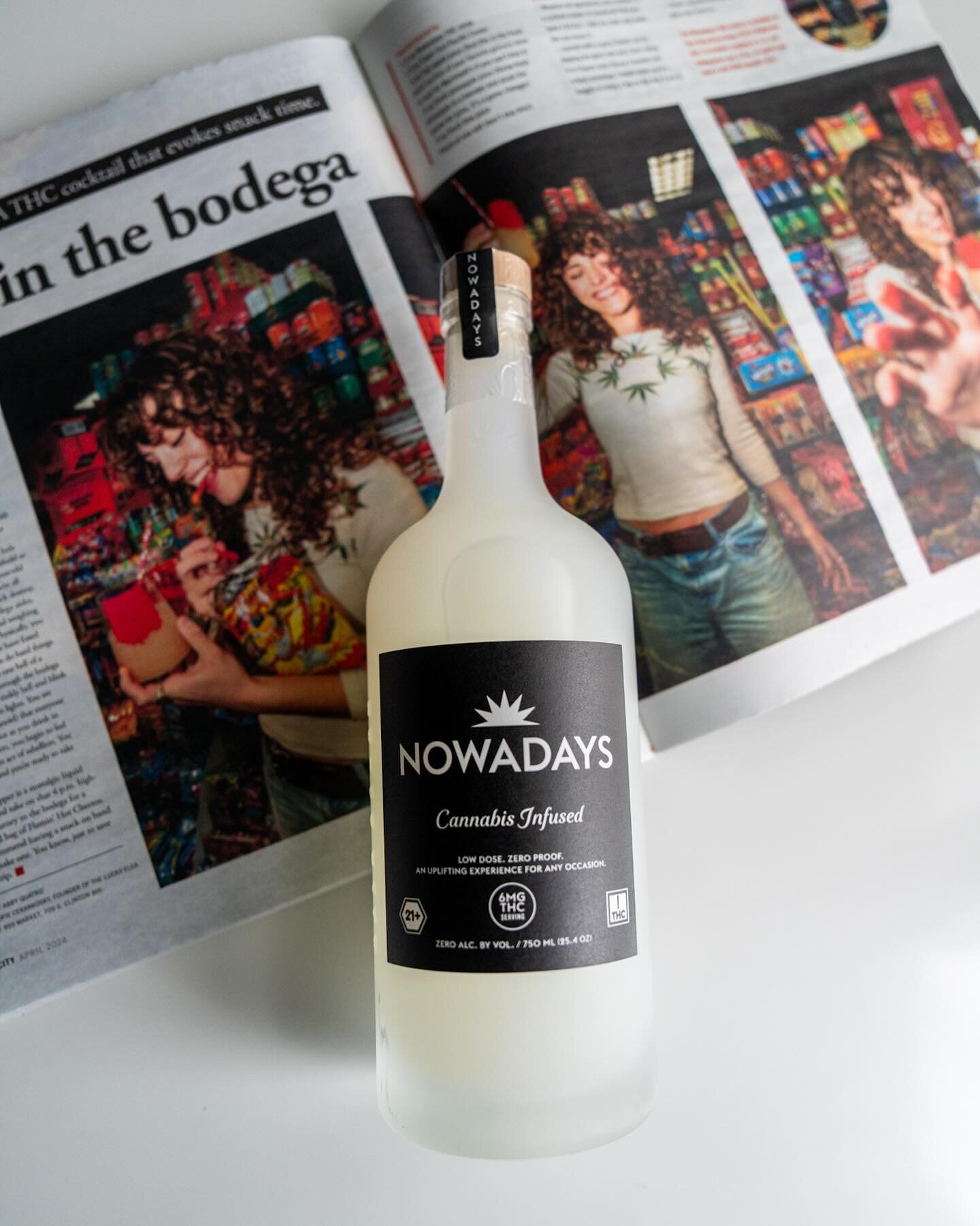 THANK YOU to @roccitymag for featuring OSBS &amp; fan favorite canna spirit @trynowadays in the April issue! 🌿🍹

Can confirm the cocktail is delicious 🤤 

Snag a copy of CITY for the recipe &amp; pick up a bottle of Nowadays from the shop. Be sure