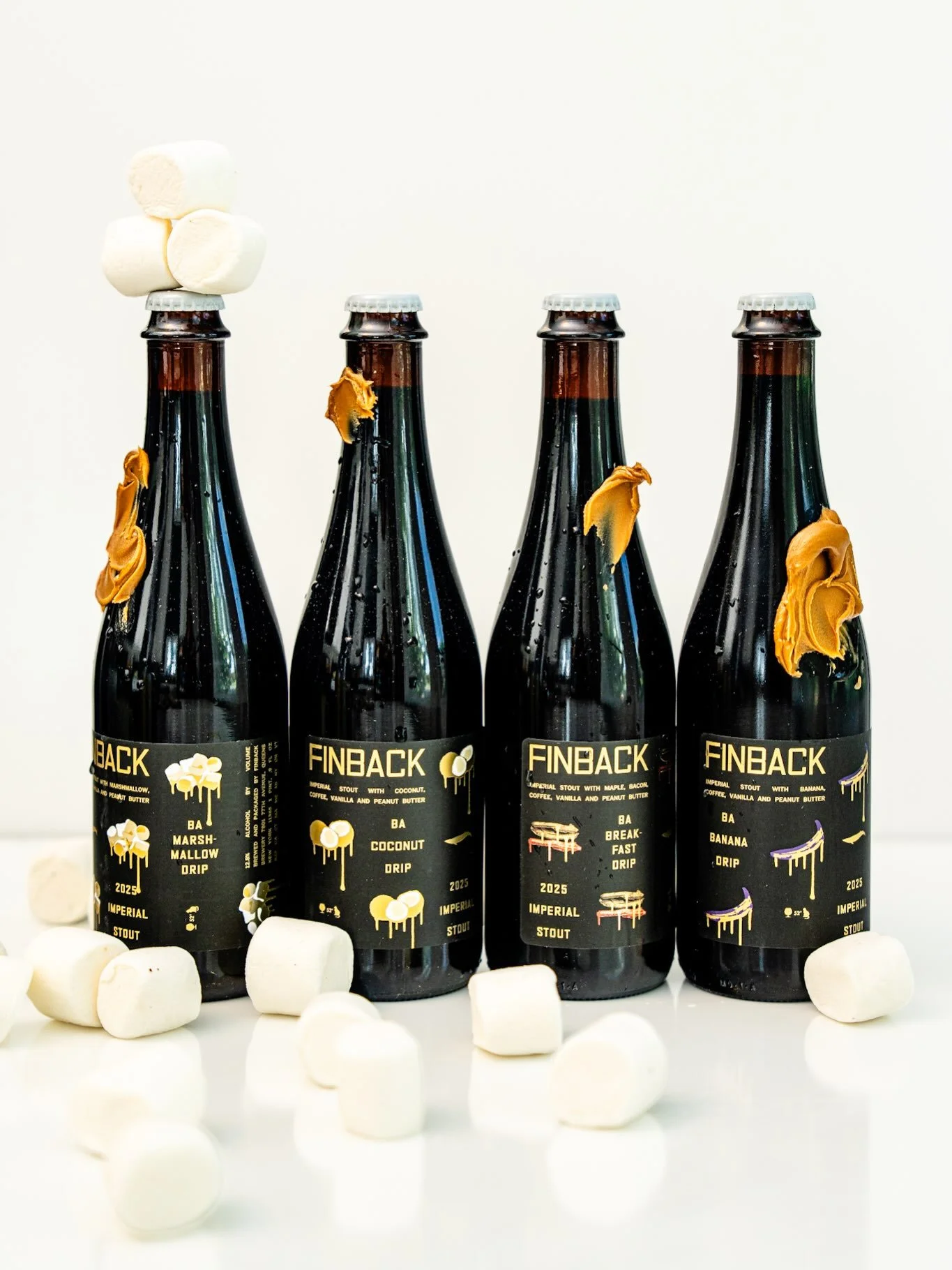 this year&rsquo;s line-up of deep, dark, dangerous and highly sought after barrel aged beauties from @finbackbrewery