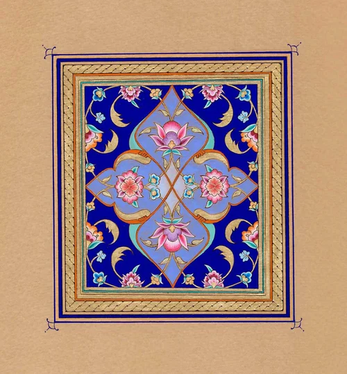 Illuminate by Mobeen Akhtar, an intricate ornamental painting.