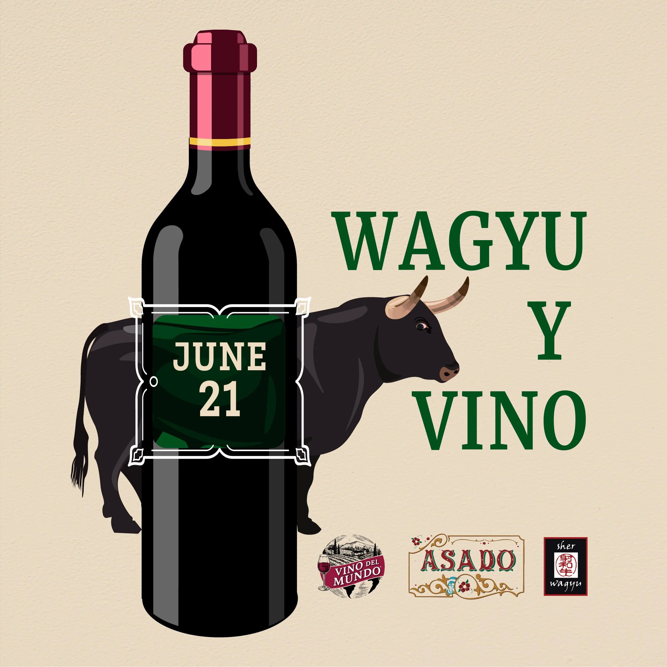 Wagyu y Vino - A Collaboration With Sher Wagyu and Vino Del Mundo