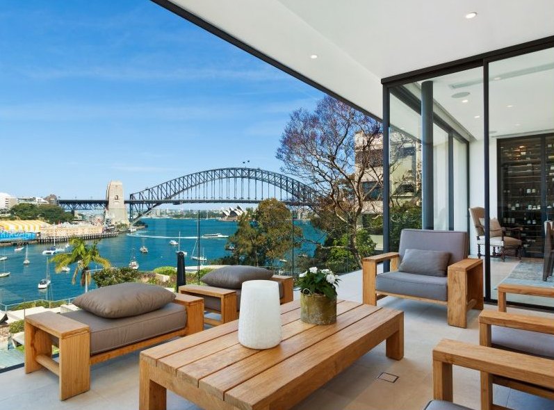  Mc Mahons point view featuring Sydney Harbour Bridge views from a spacious outdoor area 