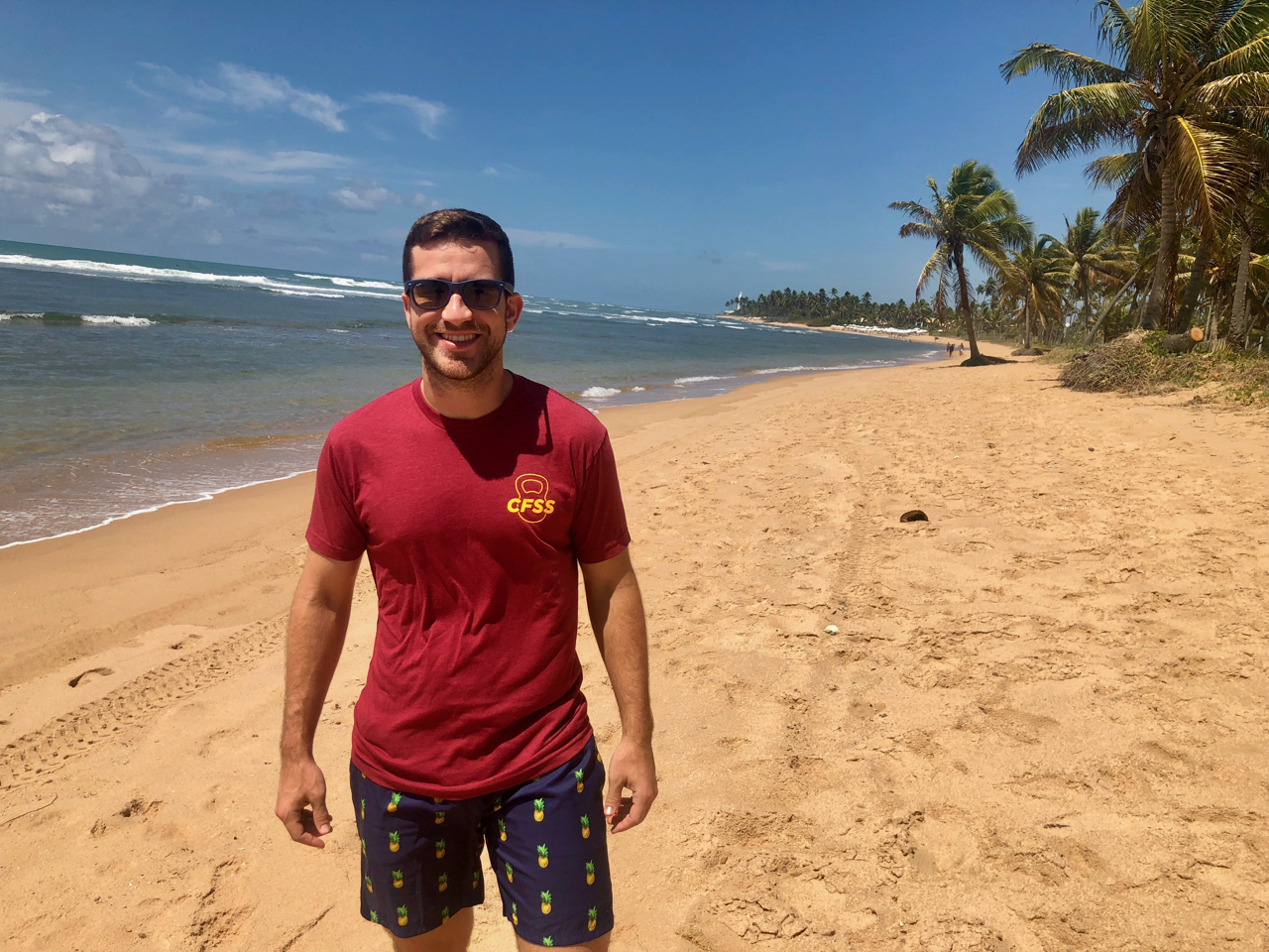 Lucas Melo in Praia do Forte, Bahia, Brazil!