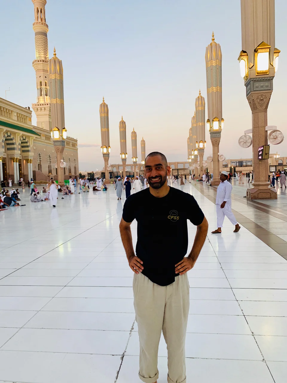Zeki in Medina, Saudi Arabia!