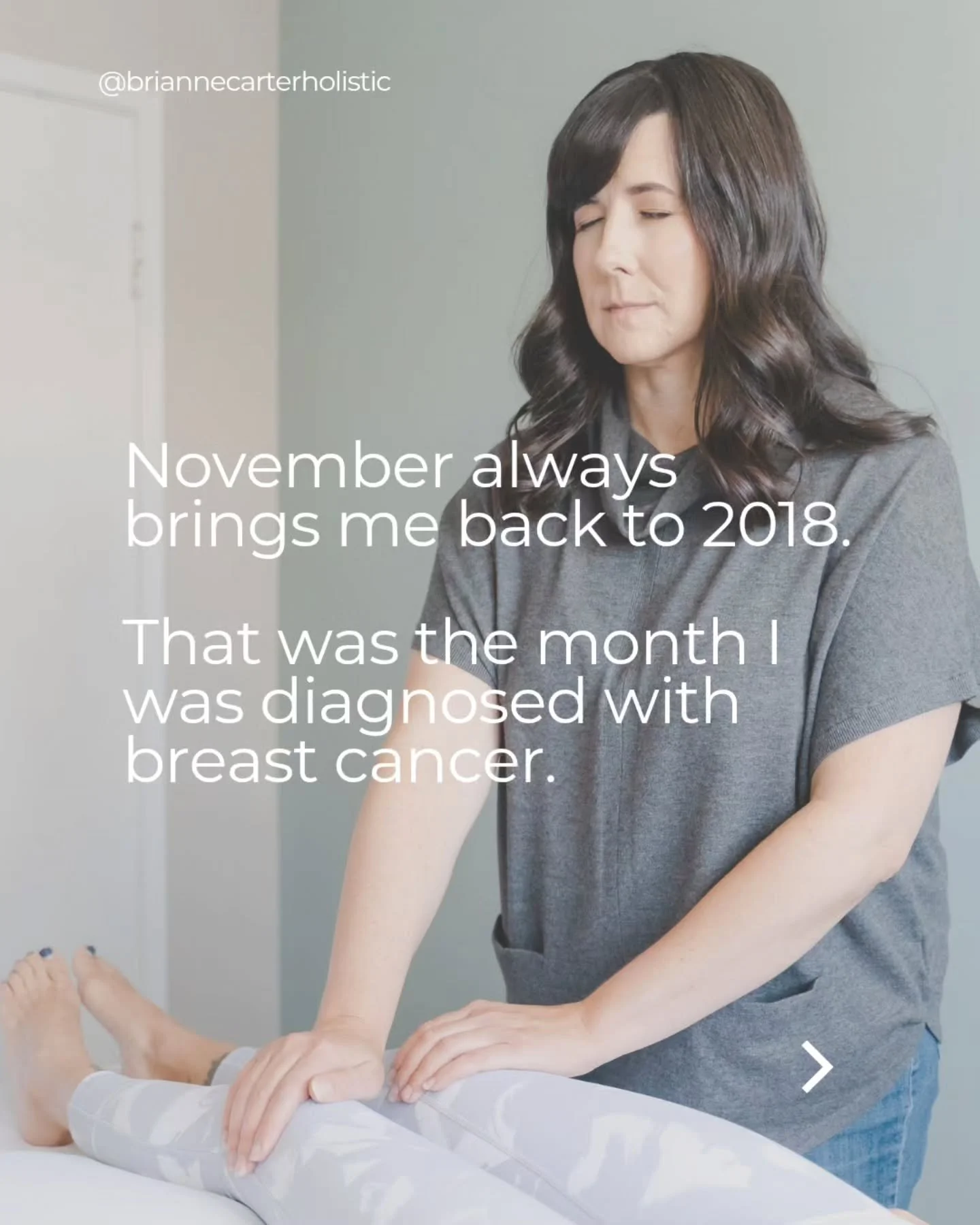 November always brings me back to 2018.⁣
⁣
That was the month I was diagnosed with breast cancer.⁣
⁣
But I&rsquo;ve never called myself a survivor or a thriver. I don&rsquo;t have a bumper sticker that says &ldquo;f*ck cancer.&rdquo; None of that eve
