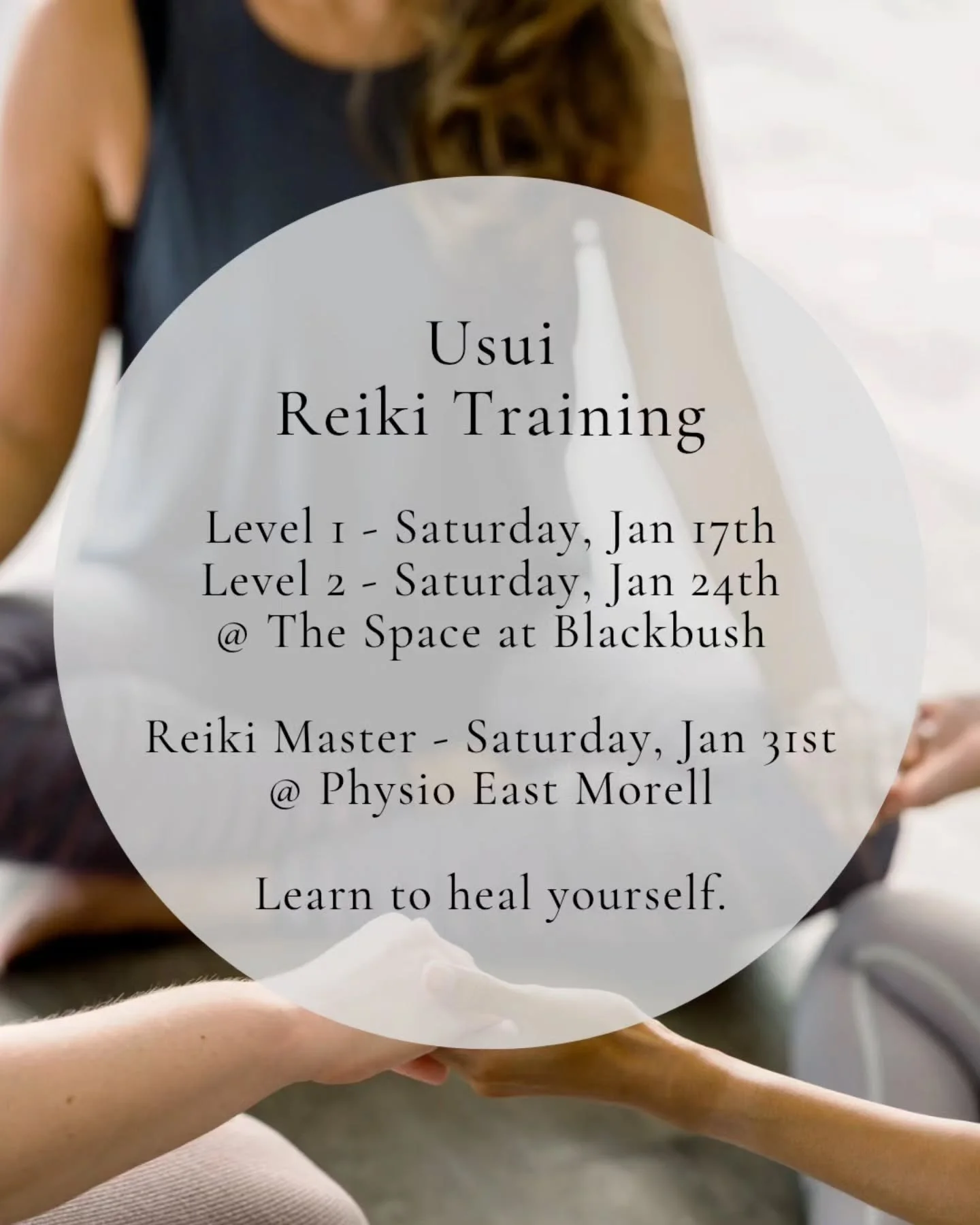 If you&rsquo;ve been craving calm, clarity, and grounding - this is for you ✨⁣
⁣
Reiki is a gentle, powerful way to reconnect with your energy and your intuition - especially when life feels full, noisy, or overwhelming.⁣
⁣
Level 1 is where you begin
