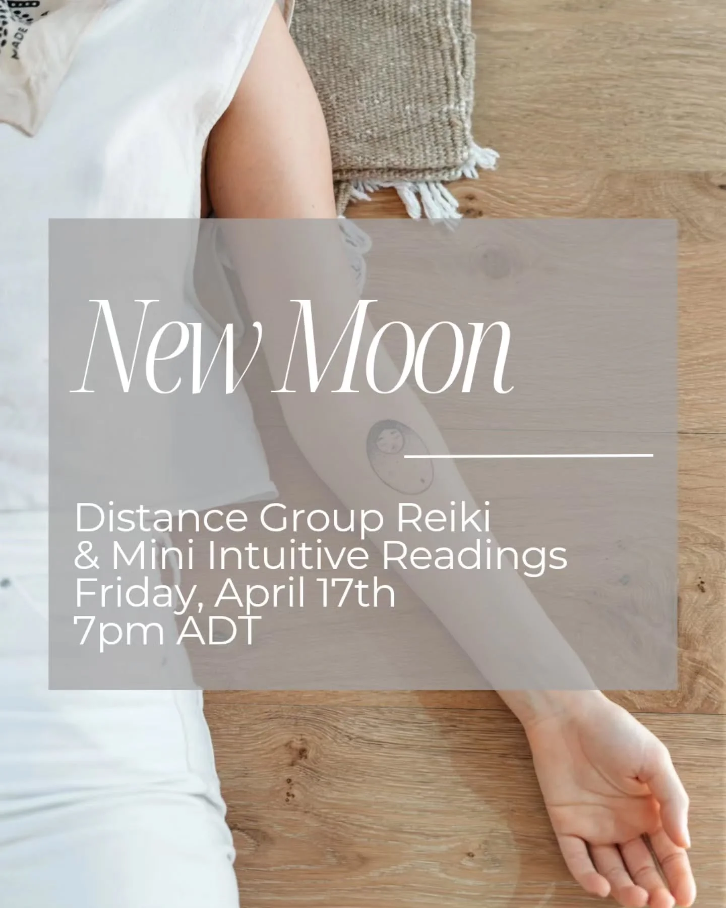 Join us for a calm, supportive evening, aligned with the New Moon in Aries on Friday, April 17 ✨

New Moons mark a natural reset - an opportunity to begin again, set intentions, and shift your energy forward. With Aries in the mix, this one carries a