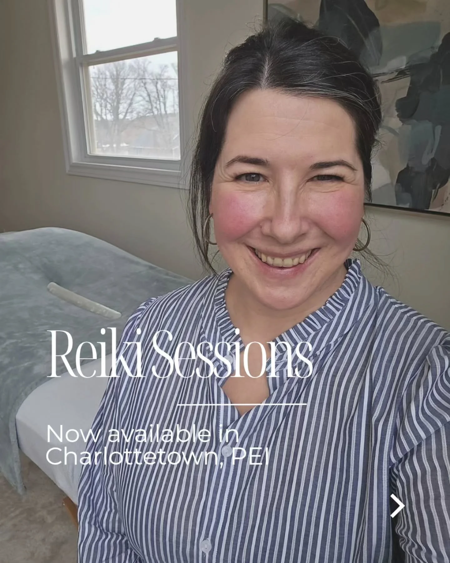I&rsquo;m so happy to share that starting Monday, May 4th, I&rsquo;ll be offering Reiki sessions in downtown Charlottetown ✨

You can now find me at 1 Rochford Street on Mondays, Tuesdays, and Thursdays.

If you&rsquo;ve been feeling the nudge to com