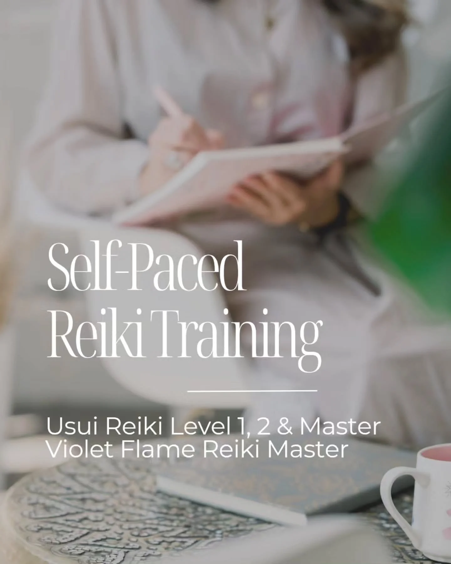 Interested in learning Reiki but need the flexibility to study on your own schedule?

My self-paced Reiki training programs allow you to learn from home, at your own pace, while still receiving personal support and your Reiki attunements live with me