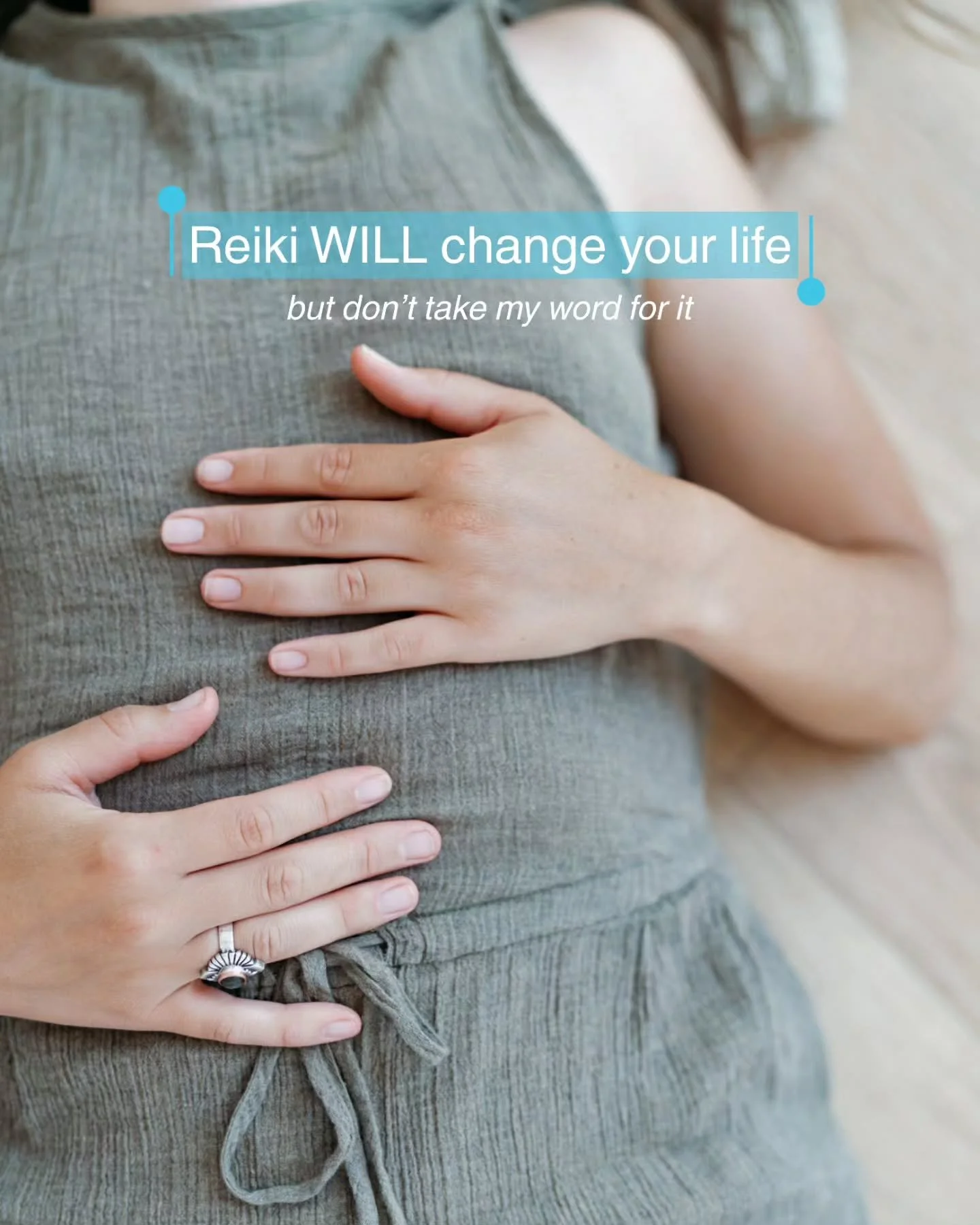 Reiki training changed my life.

Not overnight. Not because it made everything easy. But because it gave me something I could come back to every single day ✨ 

It helped me quiet my mind, trust myself more, navigate some of the hardest seasons of my 