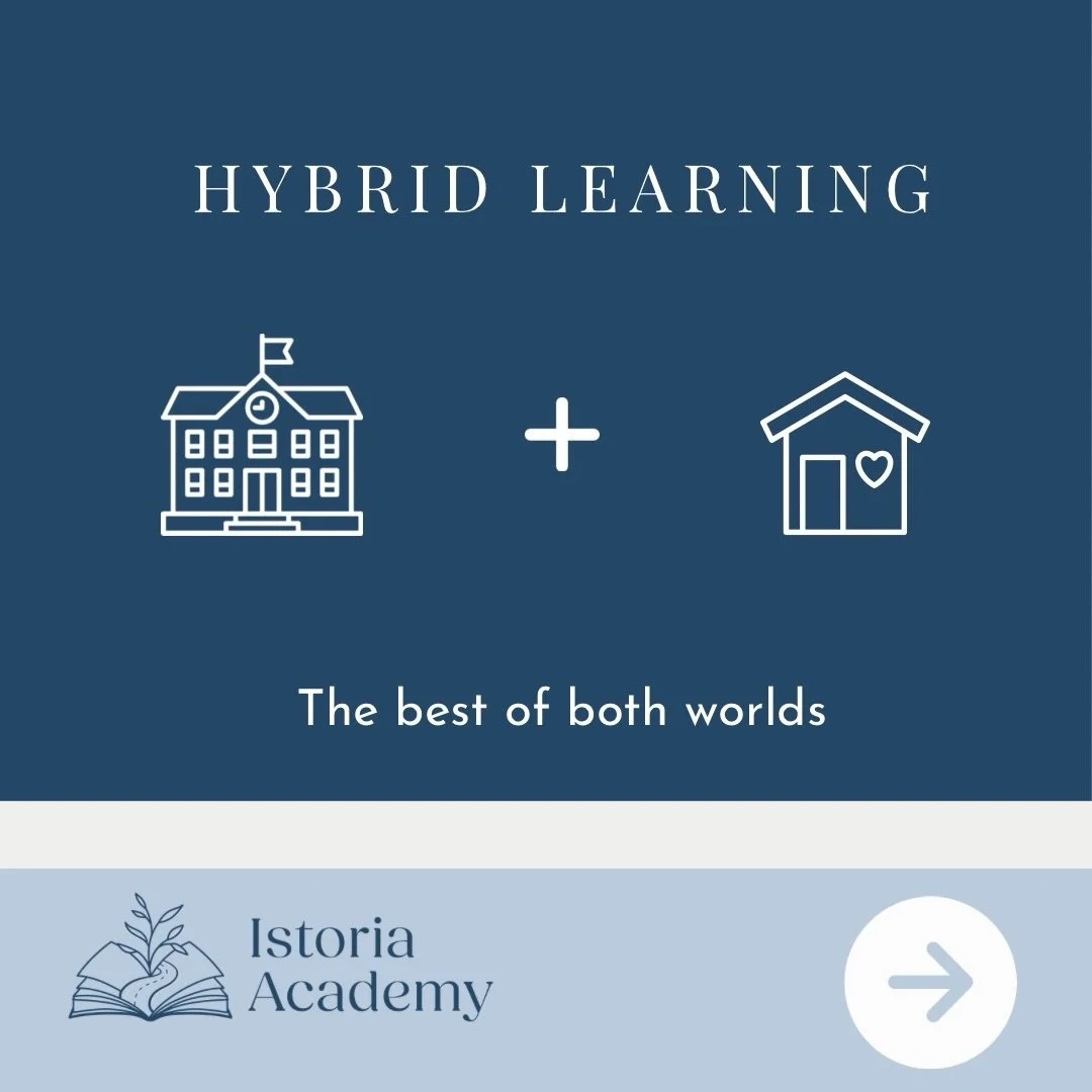 What if you didn&rsquo;t have to choose?

At Istoria Academy, we blend the strengths of traditional school with the beauty of homeschooling creating space for both academic growth and meaningful time at home.

Because education should support the who
