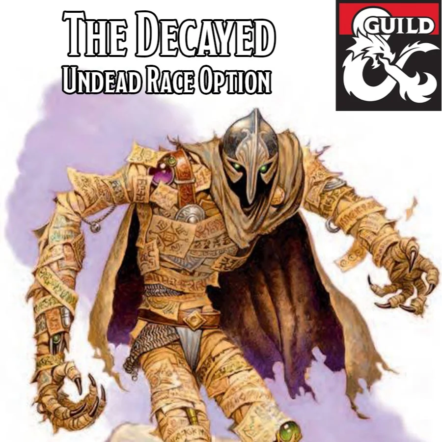 The Decayed - Undead Race Option - Wandering Pilgrim Games