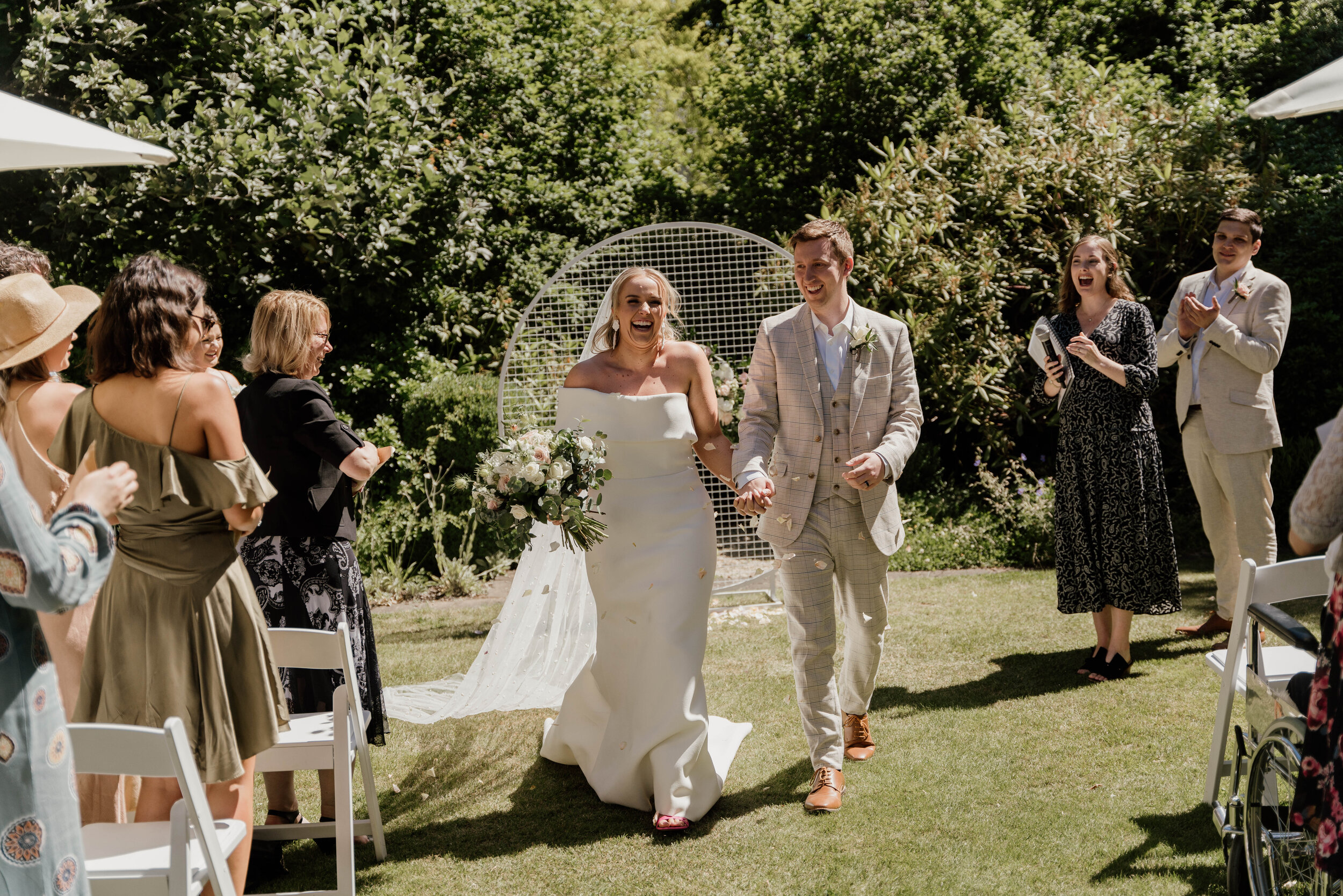 Bride and Groom presented as Husband and Wife for first time