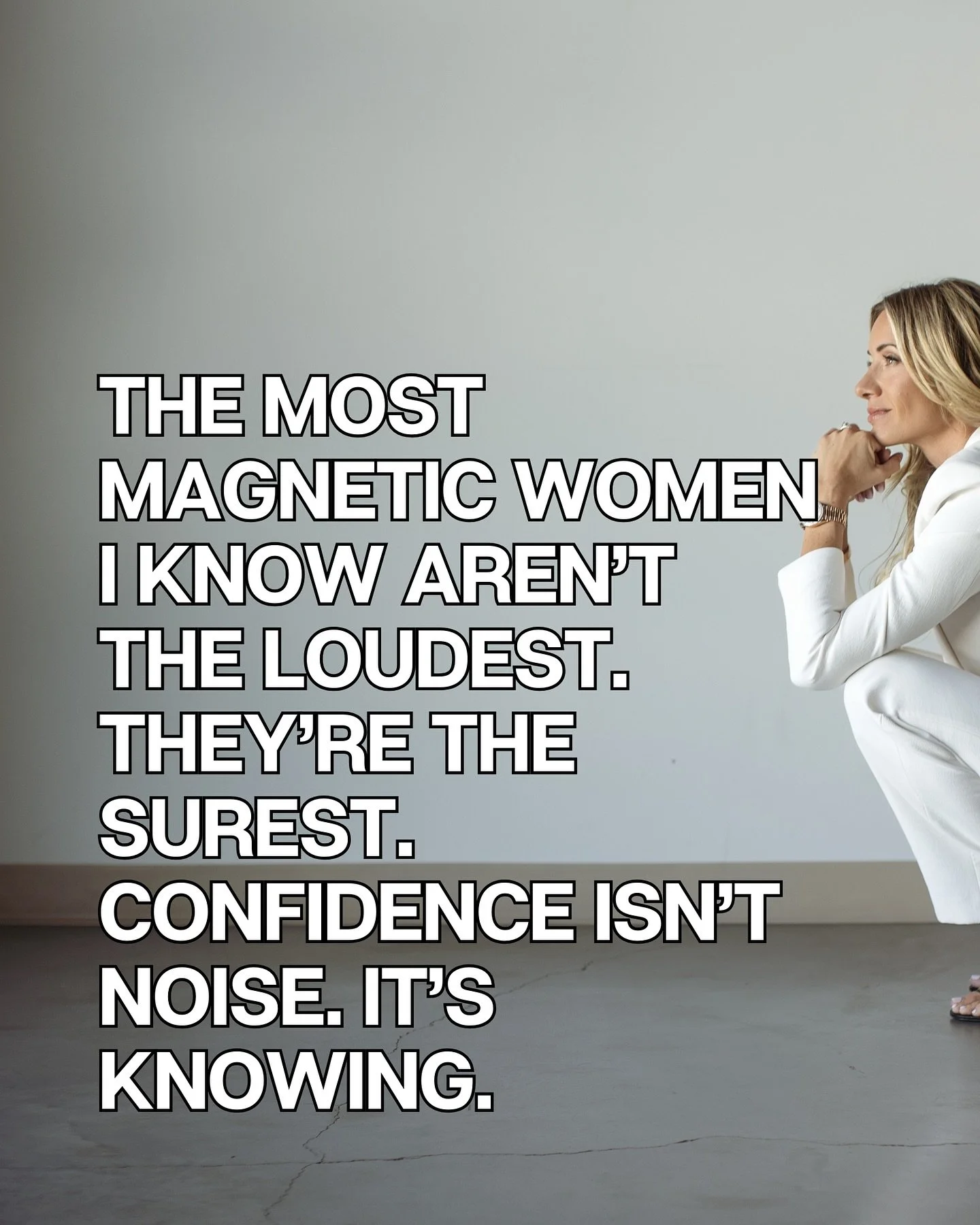 The women who win aren&rsquo;t always the most talented.⁣
⁣
They&rsquo;re the ones who made peace with the in-between, the quiet stretch where no one&rsquo;s watching, no one&rsquo;s validating, and everything feels uncertain.⁣
⁣
That&rsquo;s where r