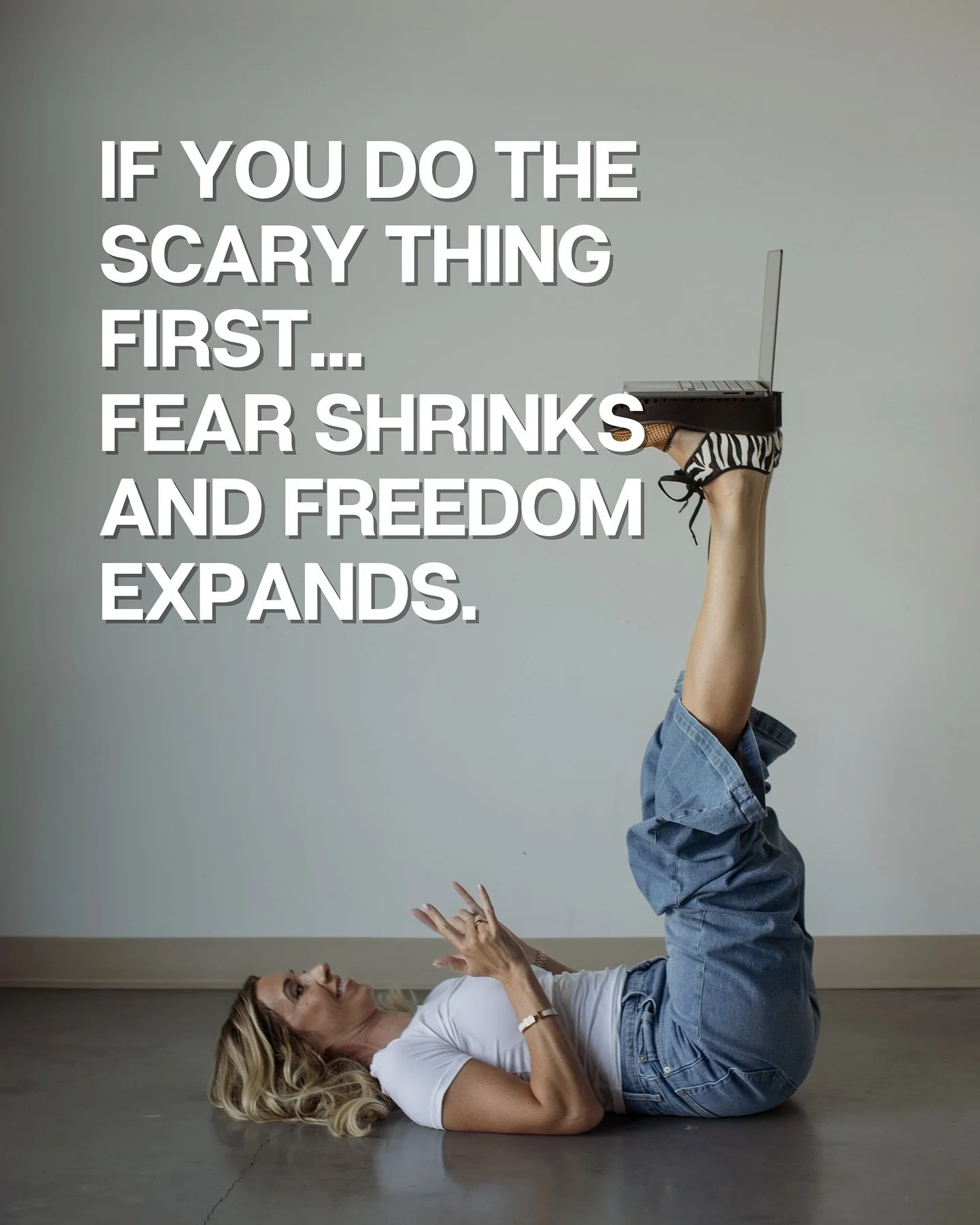 One bold move at a time sister. 🥰