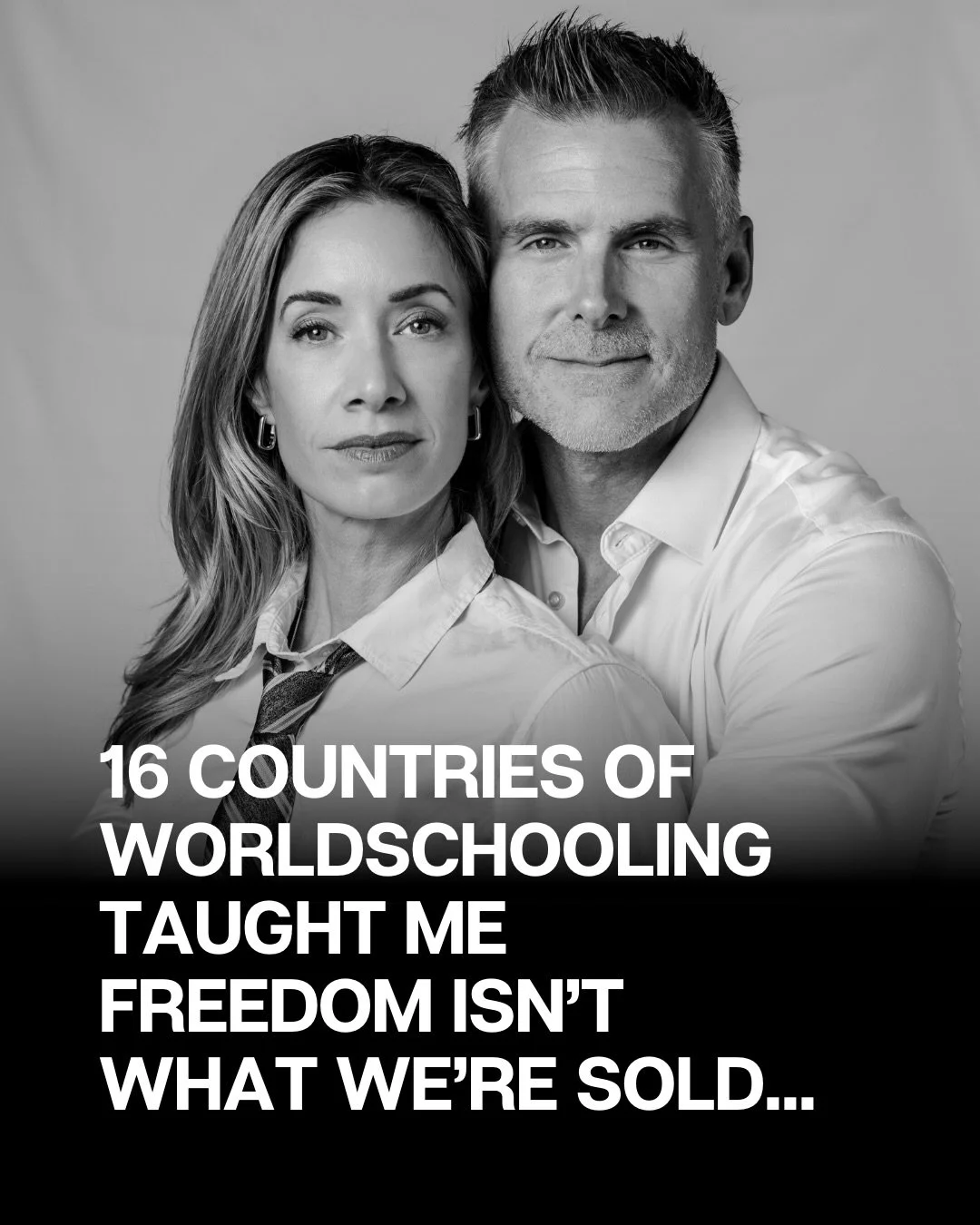Our flight got cancelled 45 minutes in.

We could have went home, but I kept reminding myself, &ldquo;hard is the point&rdquo;. 

And it was.

On this trip, I learned what freedom really means as a mother and a wife. 

And that you can have all the t
