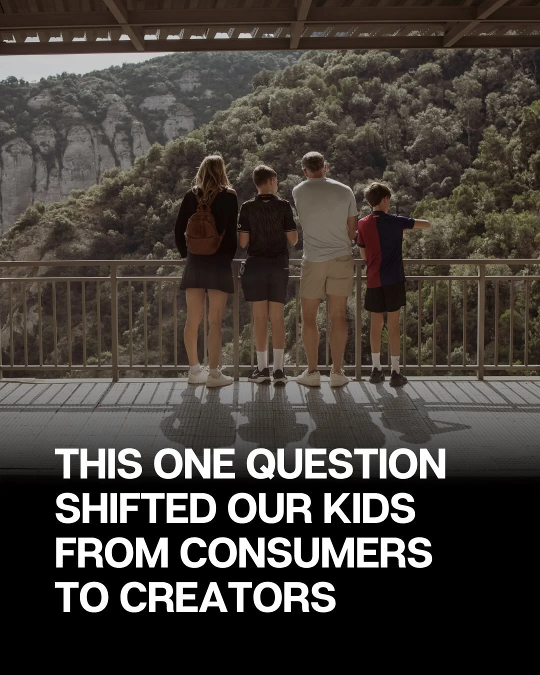 We&rsquo;re raising the first generation that won&rsquo;t know a world without AI, and most parents are banning it instead of teaching them how to use it.

That&rsquo;s why we&rsquo;re choosing to focus on what our kids are you using their screen tim