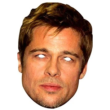 Maschera Vip - Brad Pitt