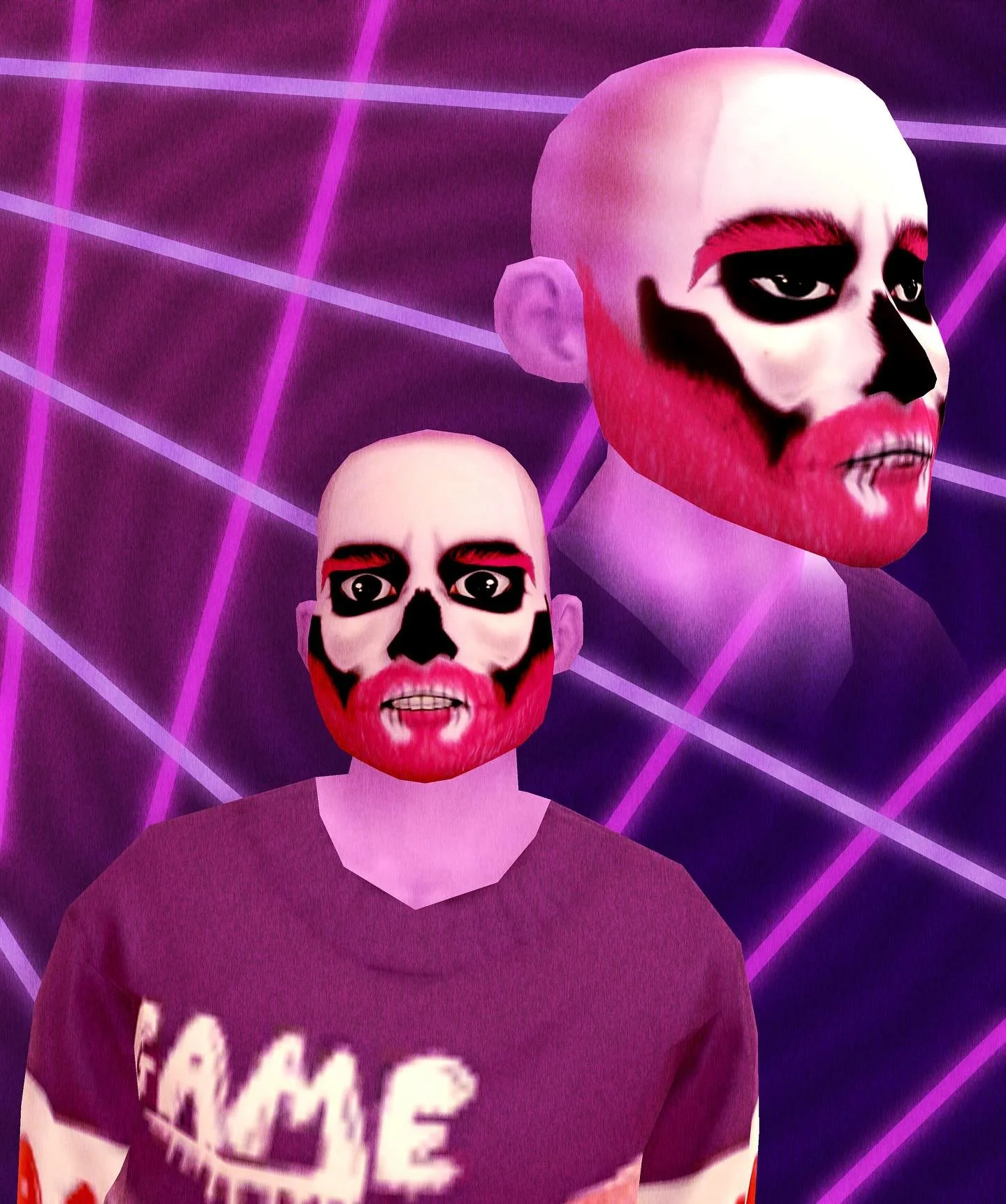 working on some self portraits.