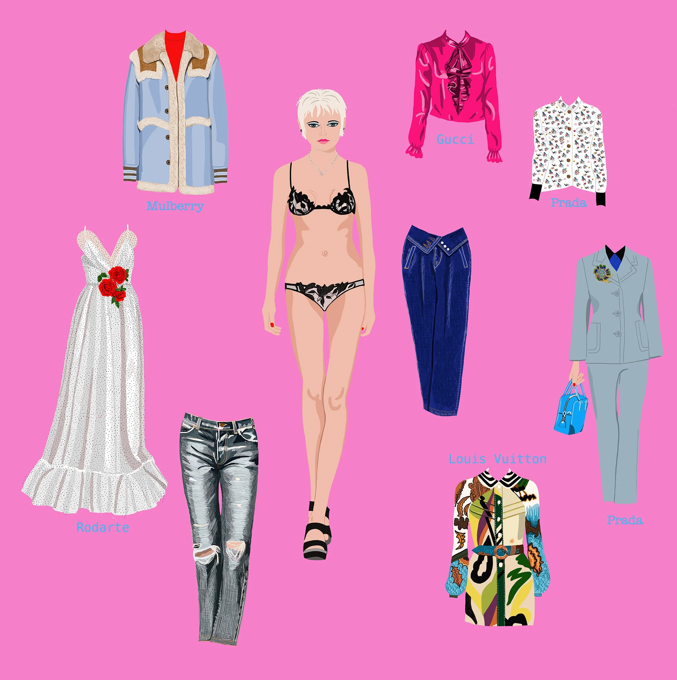 Fashionista Paper Doll