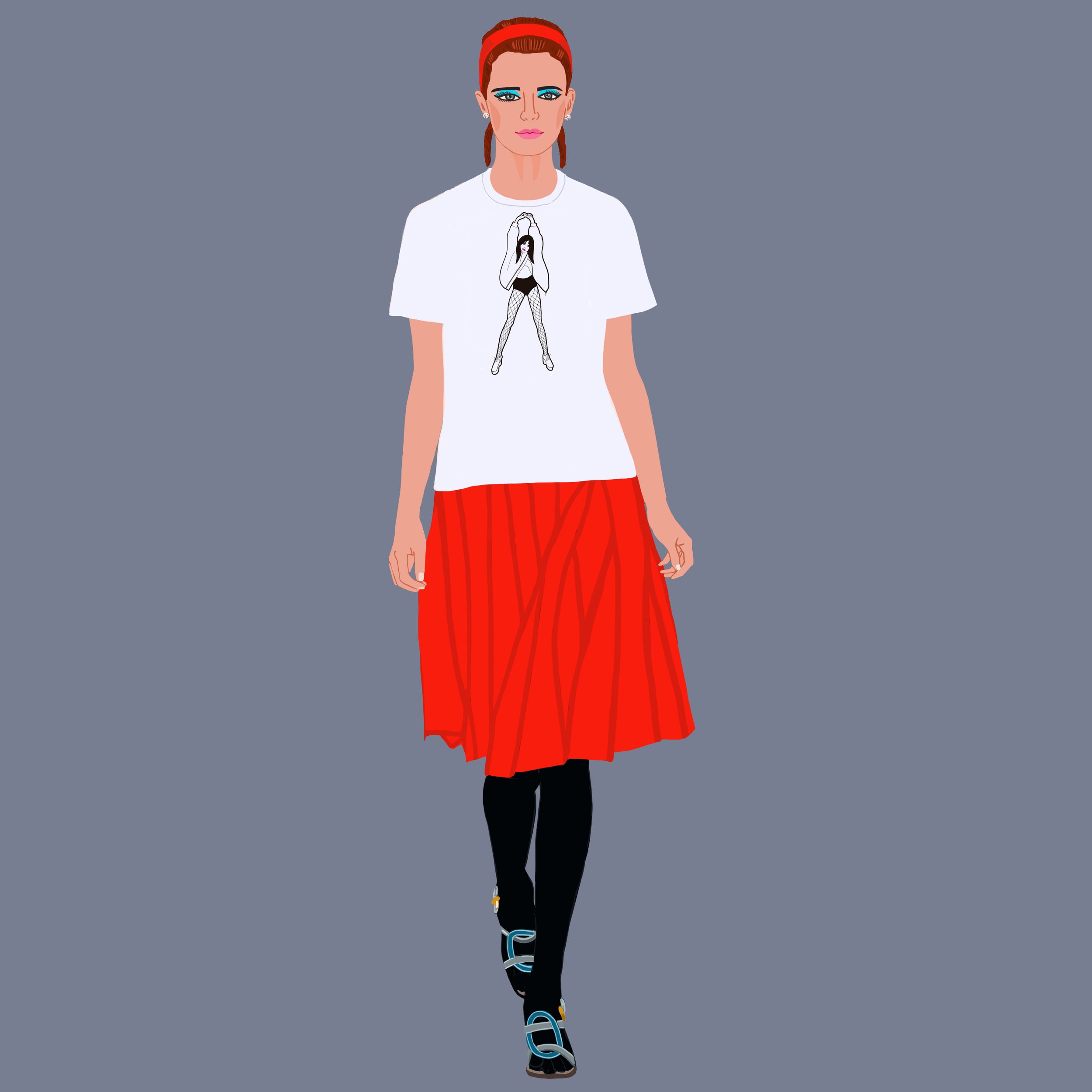 FISHNETSRedSkirtWhiteTee2.jpg