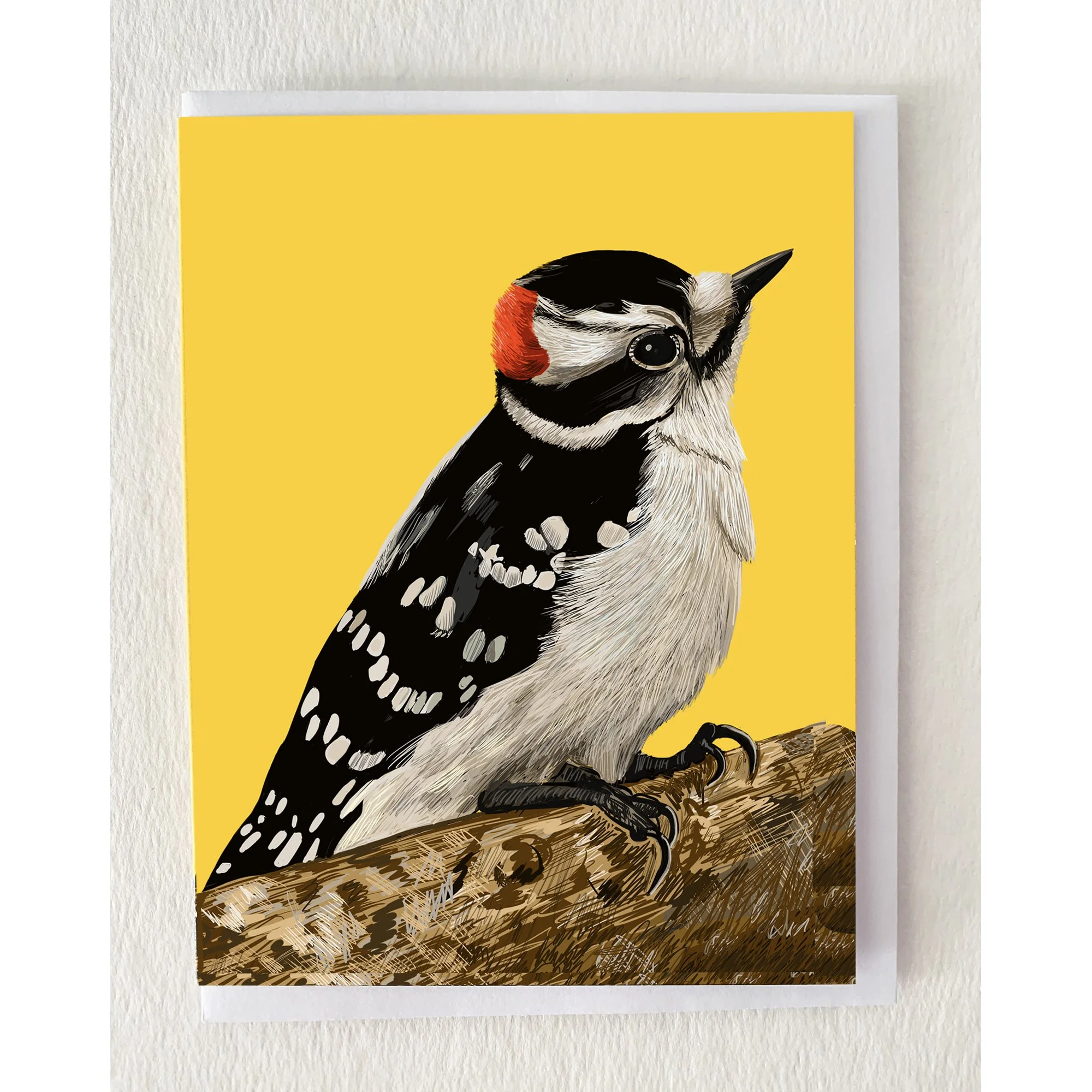 The Downey Woodpecker Greeting Card